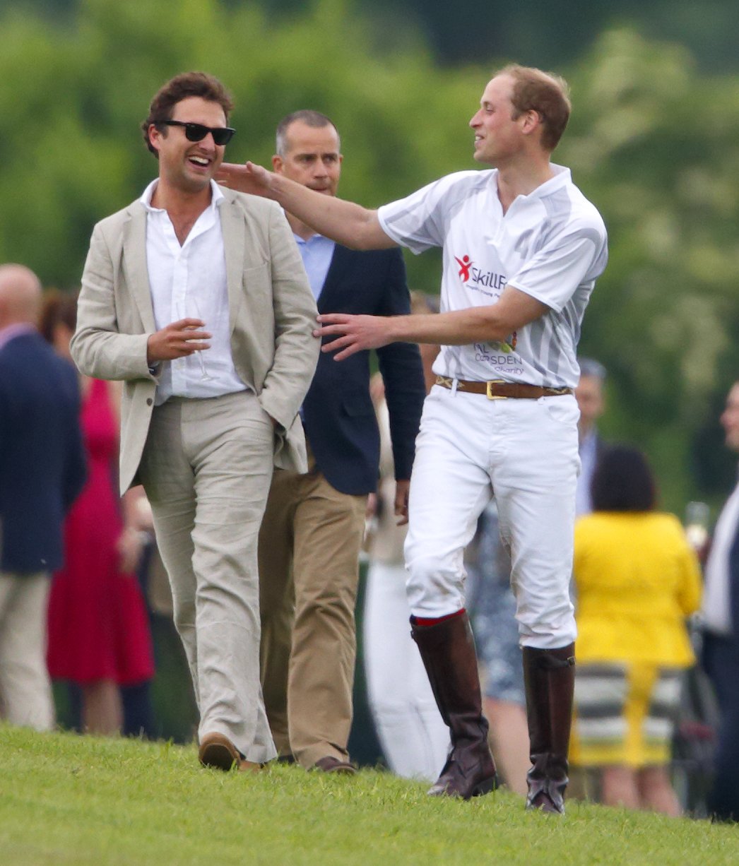 El príncipe Williams con Thomas van Straubenzee. | Fuente: Getty Images