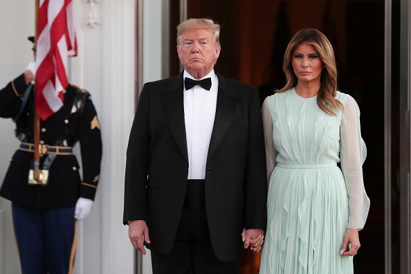 US President Donald Trump and First Lady Melania Trump at a state dinner, September 20, 2019 | Photo: Getty Images