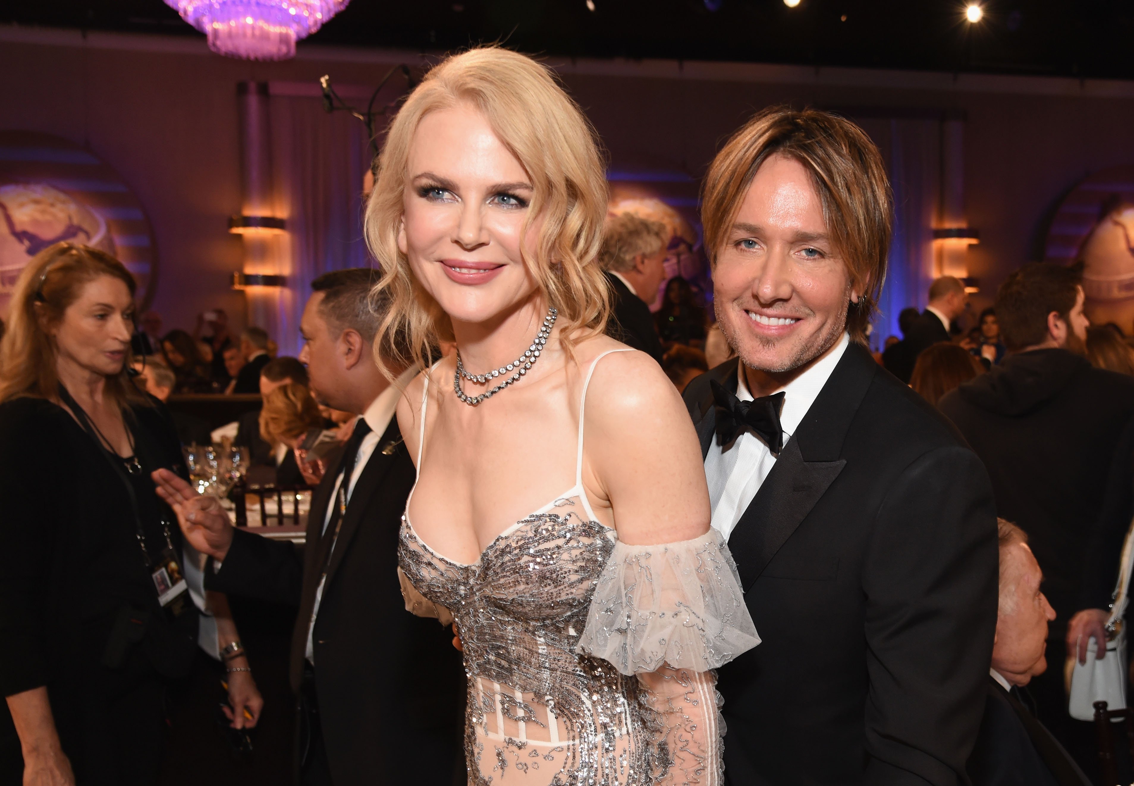 Nicole Kidman & Keith Urban at the 74th Annual Golden Globe Awards on Jan. 8, 2017 in California | Photo: Getty Images