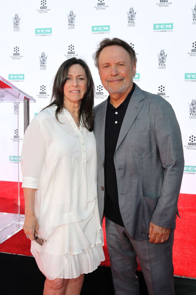 Special Guests Janice Crystal and Billy Crystal attend the Hand and Footprint Ceremony: Billy Crystal at the 2019 10th Annual TCM Classic Film Festival  | Getty Images