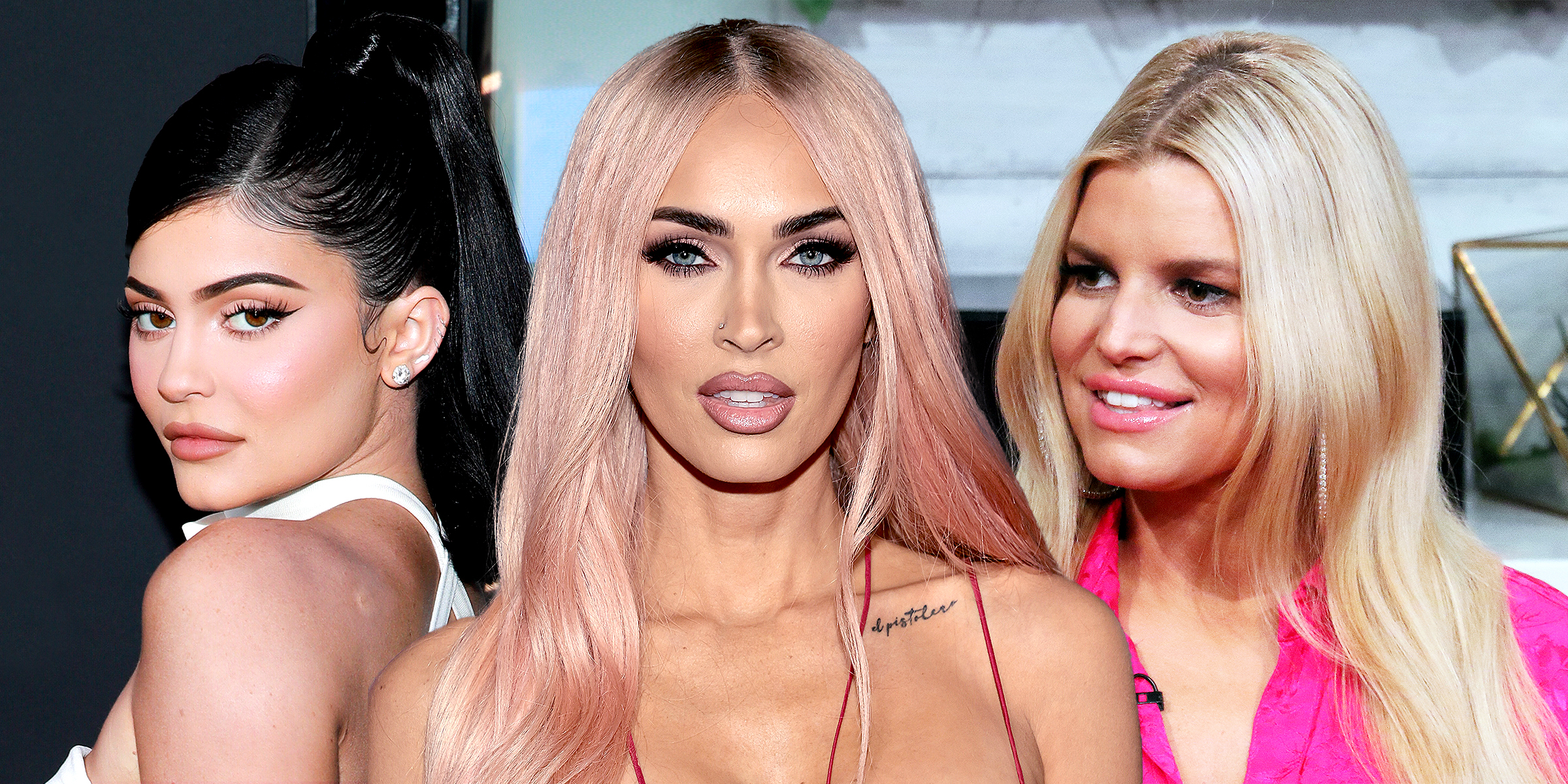 Kylie Jenner, Megan Fox, and Jessica Simpson | Source: Getty Images