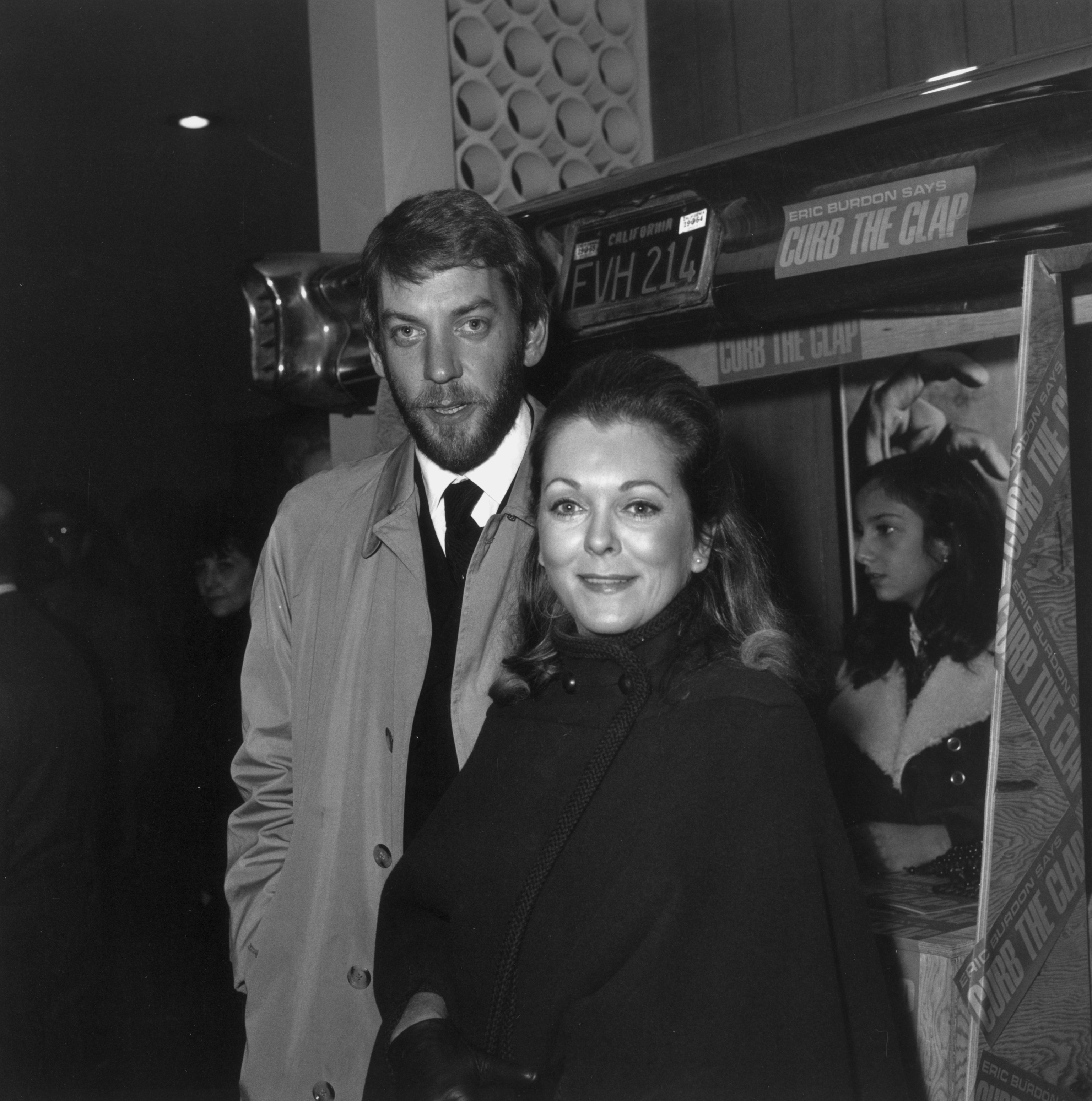 Picture of  actor Donald Sutherland, with his first wife, actor Shirley Douglas, circa 1968 | Source: Getty Images