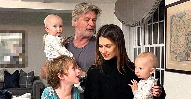 Hilaria Baldwin, her husband Alec Baldwin, and their children celebrate her birthday at home. | Source: Instagram/HilariaBaldwin