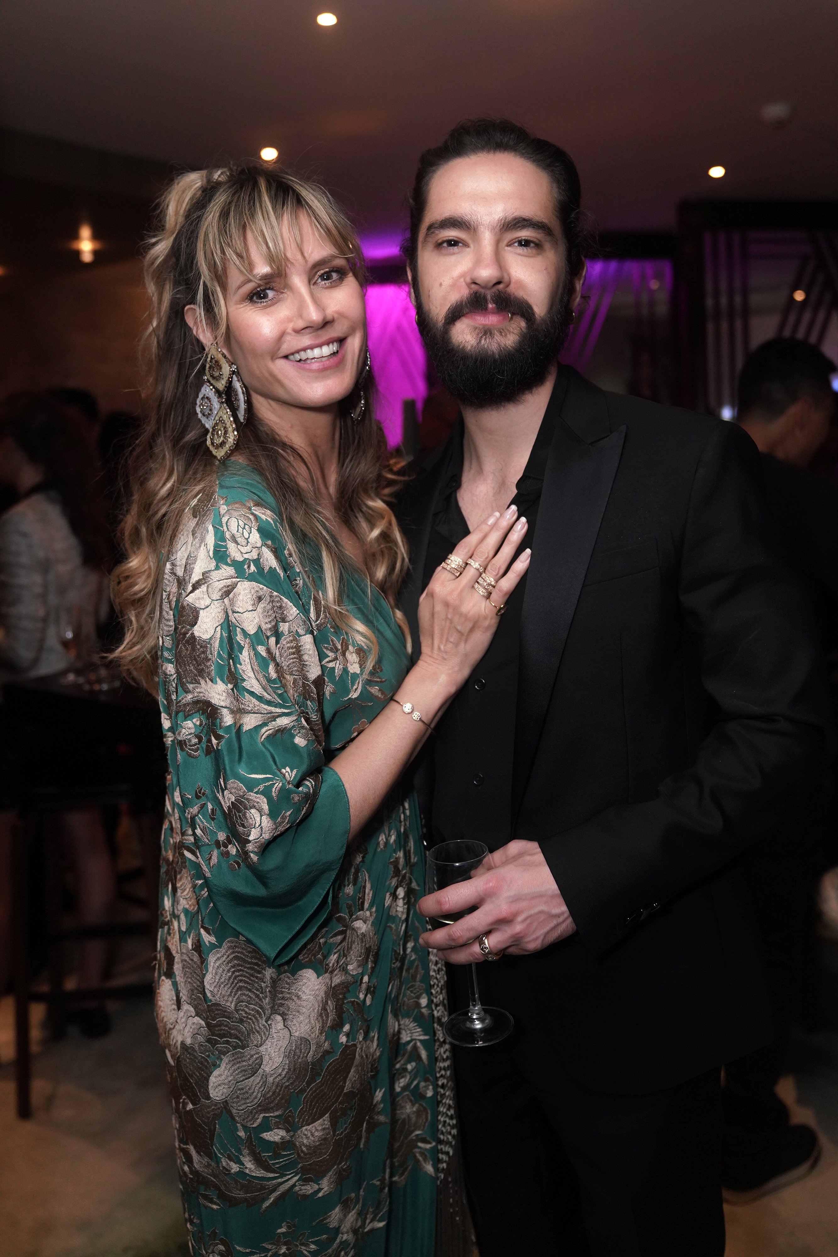 Heidi Klum and Tom Kaulitz attend the celebrating party of The Jewelry of Lorraine Schwartz, “Arts In All Its Forms” at Artus on March 24, 2019, in Hong Kong, Hong Kong. | Source: Getty Images.