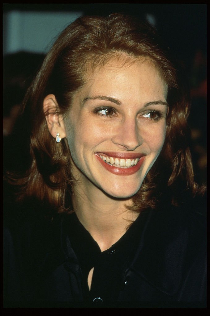 Actress Julia Roberts at the premiere of her film, "Michael Collins" in October 1996. | Photo: Getty Images