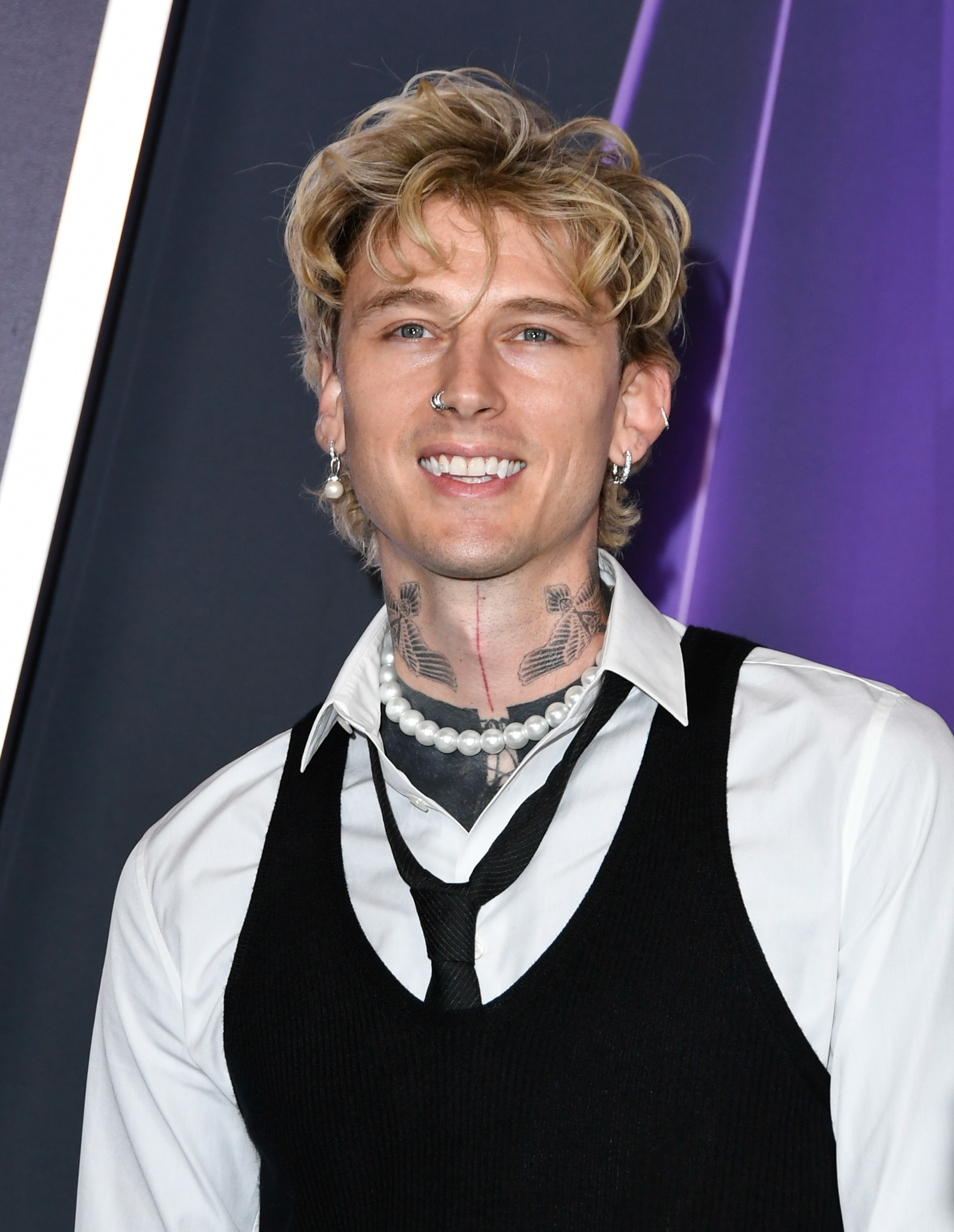 Machine Gun Kelly at the 2025 American Music Awards at Fontainebleau Las Vegas on May 26 in Nevada. | Source: Getty Images