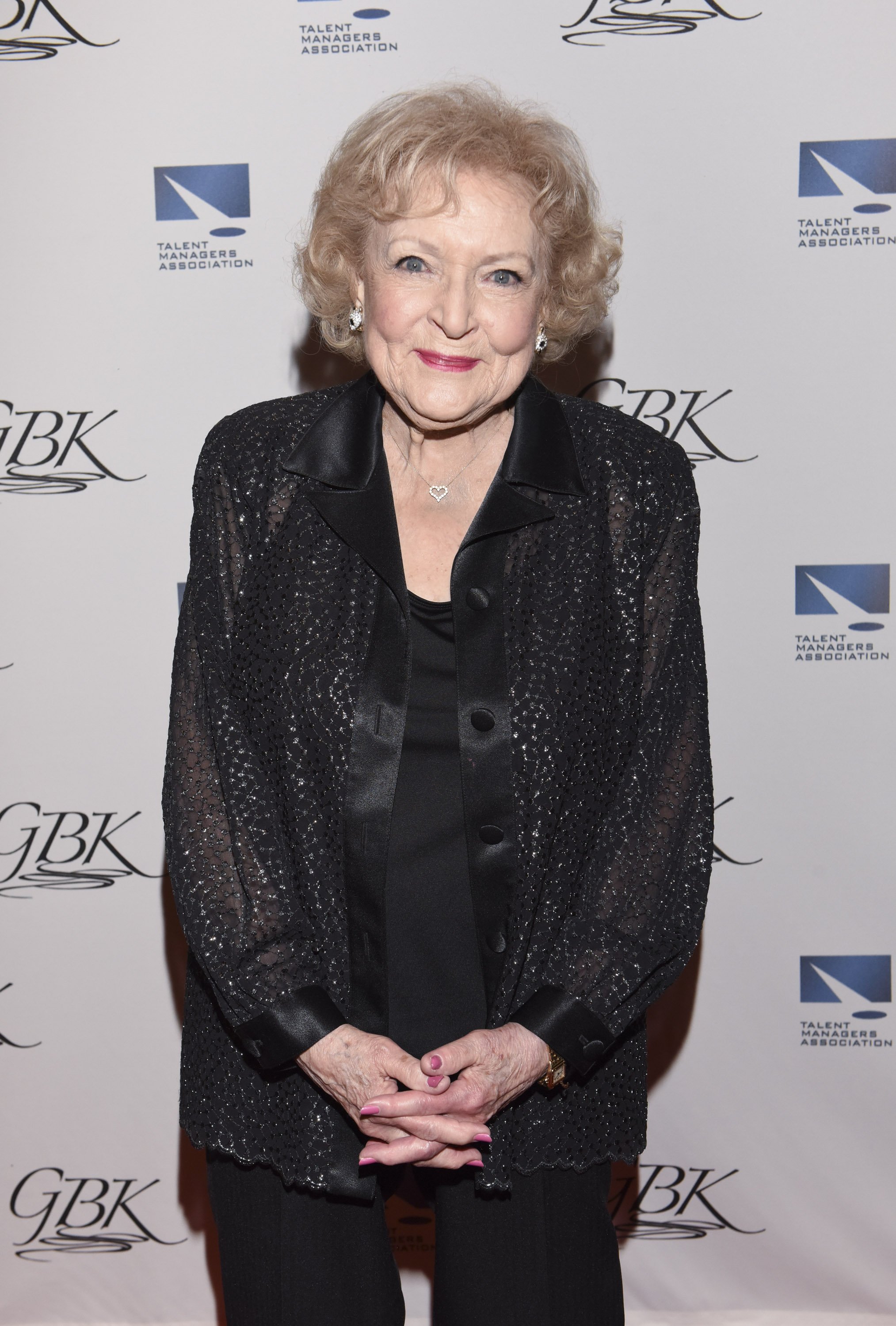 Betty White attends The TMA 2015 Heller Awards on May 28, 201,5 in Century City, California. | Source: Getty Images.
