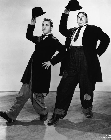 Stan Laurel und Oliver Hardy | Quelle: Getty Images