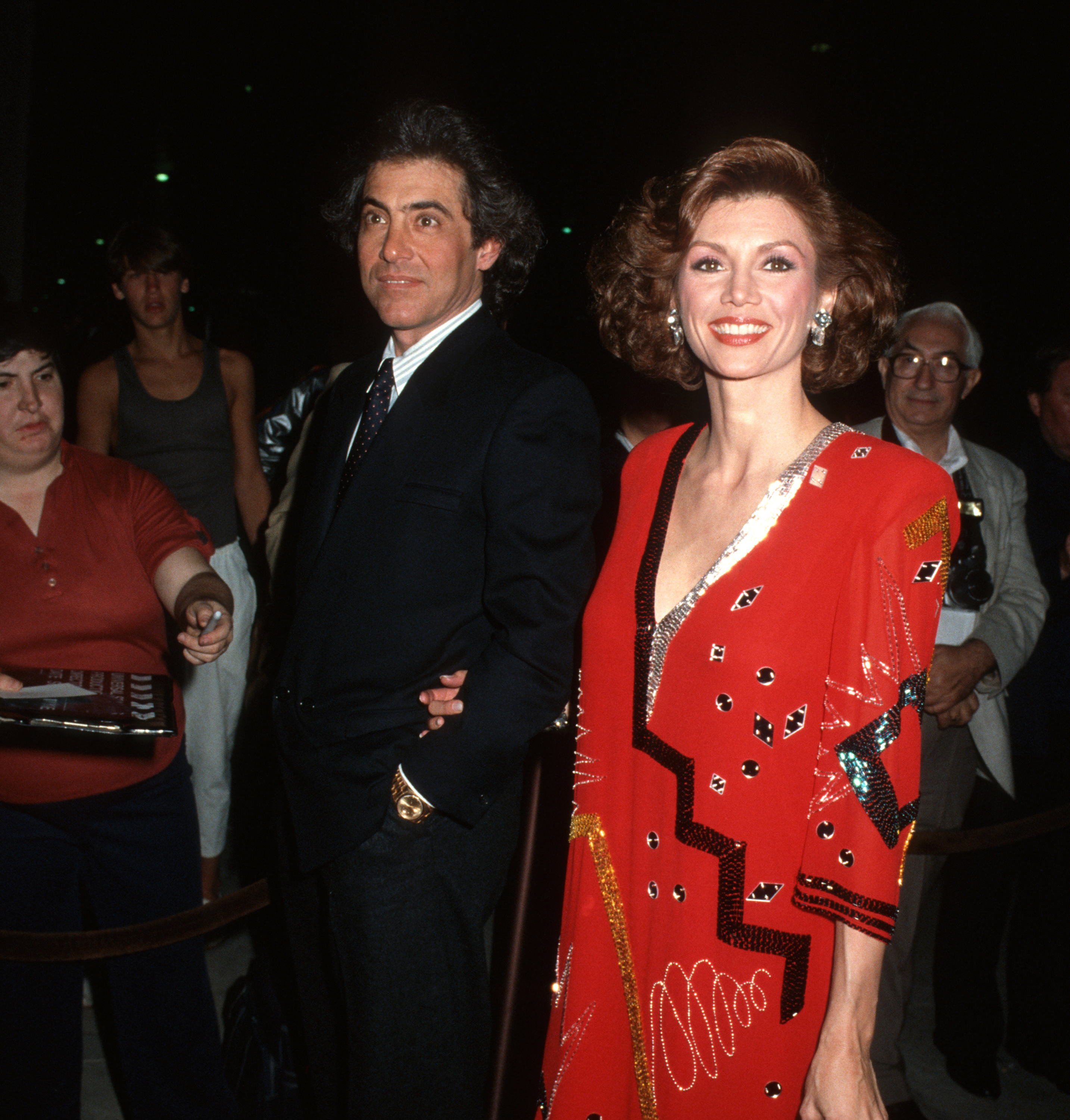 Harry Glassman and Victoria Principal at Samuel Goldwyn Theater | Source: Getty Images