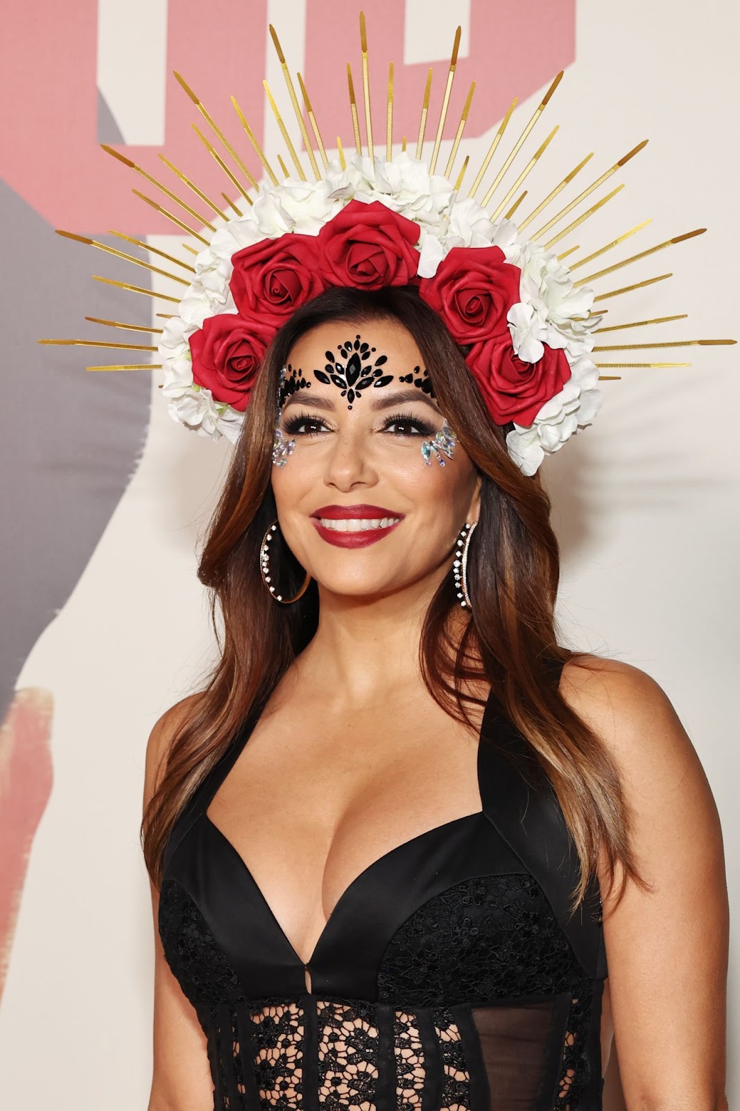 Eva Longoria at the Carlos Eric Lopez's Fourth Annual Día de Muertos Gala on November 1, 2024, in Hollywood, California. | Source: Getty Images