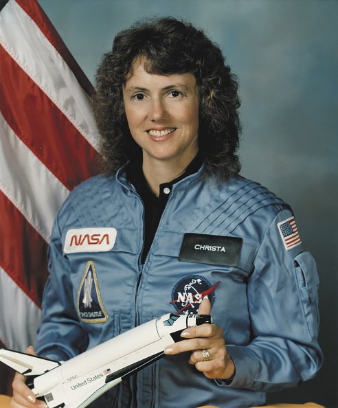 Official portrait of Christa McAuliffe released by NASA, circa 1985. | Photo: Getty Images 