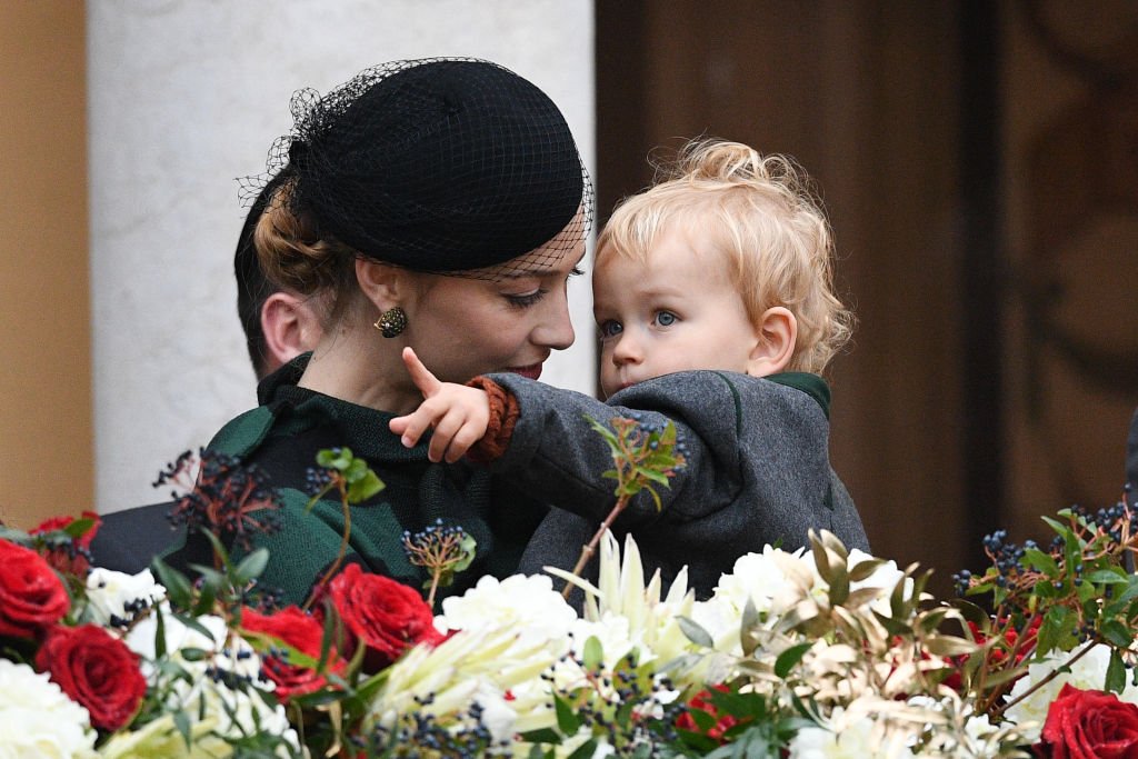 Beatrice Casiraghi et son fils Francesco pour la journée nationale de Monaco le 19 novembre 2019. l Source : Getty Images Beatrice Casiraghi et son fils Francesco pour la journée nationale de Monaco le 19 novembre 2019. l Source : Getty Images