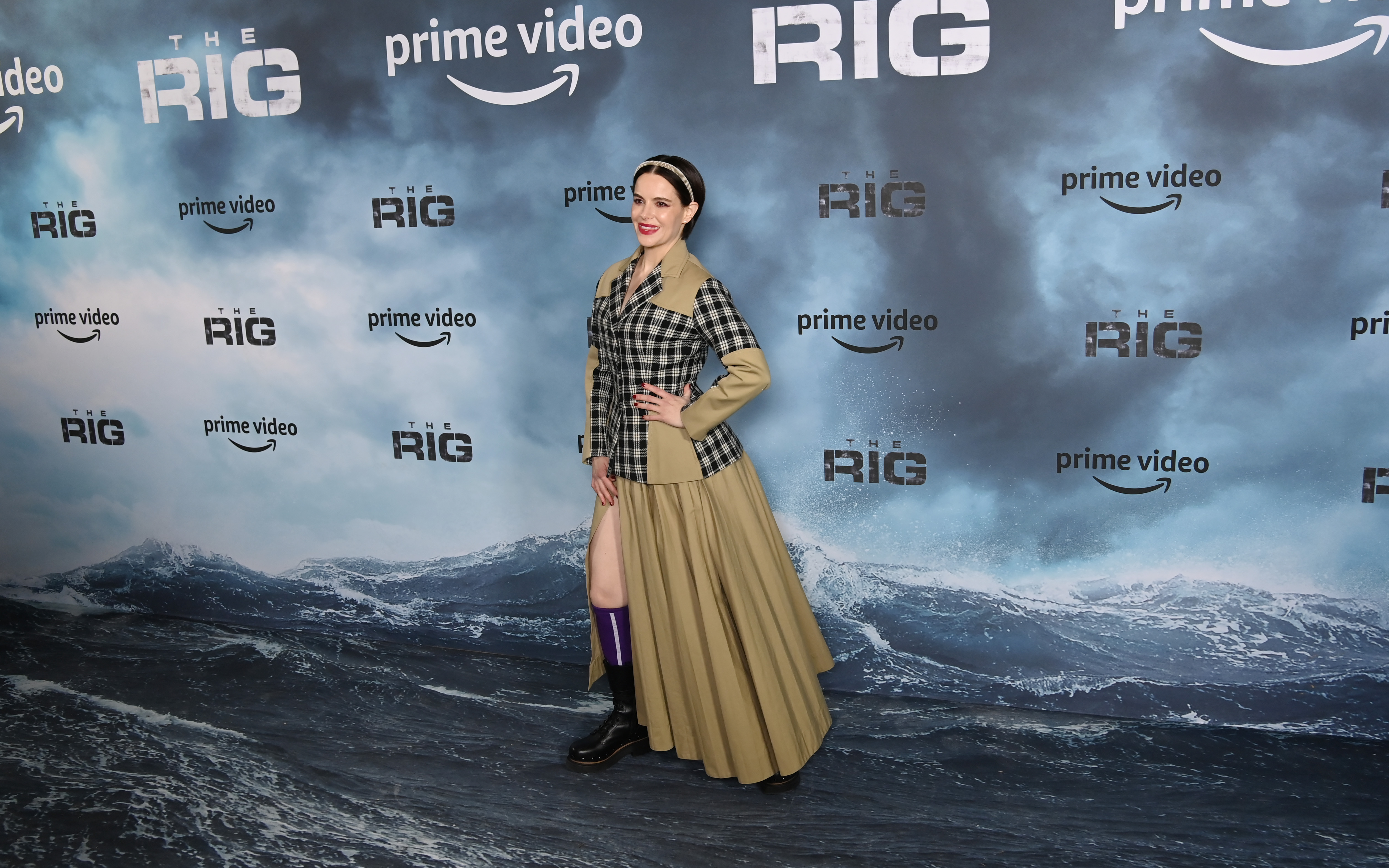 Emily Hampshire at "The Rig" Global Premiere on December 8, 2022, in London, England. | Source: Getty Images