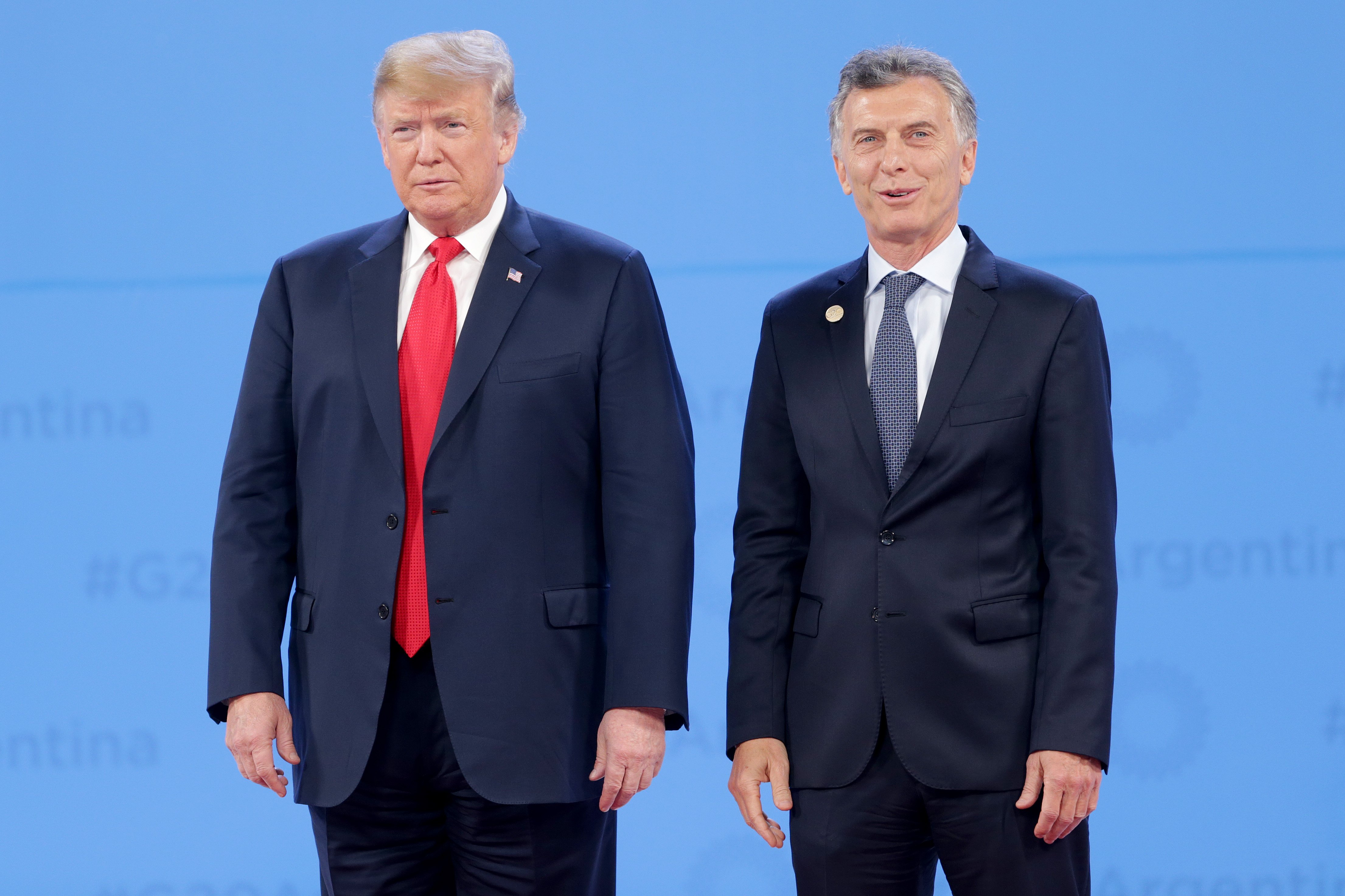 U.S. President Donald Trump and President of Argentina Mauricio Macri at the 2018 G20 Summit in Buenos Aires | Photo: Getty Images