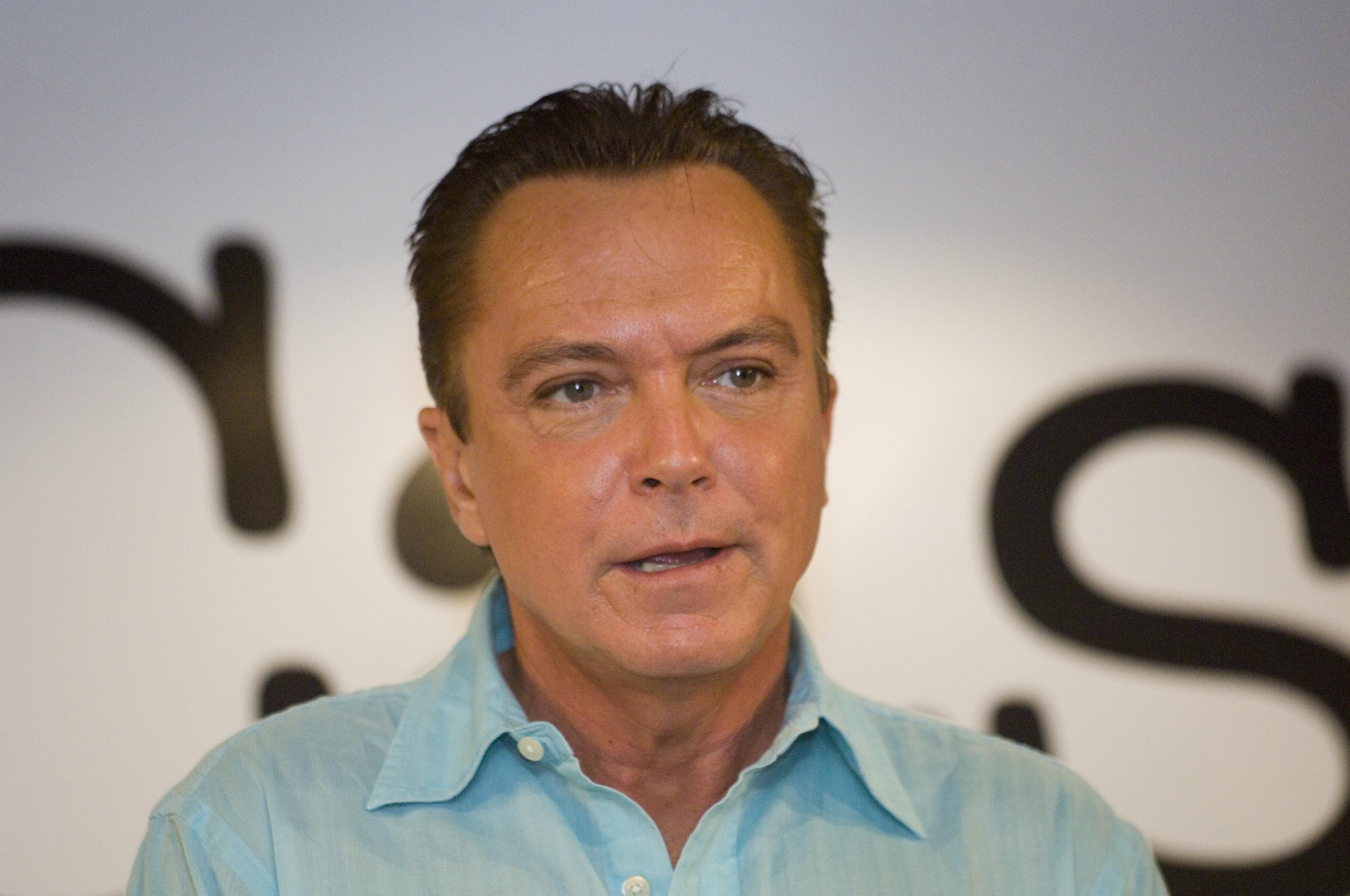 Photo of David CASSIDY at a press conference. | Source: Getty Images