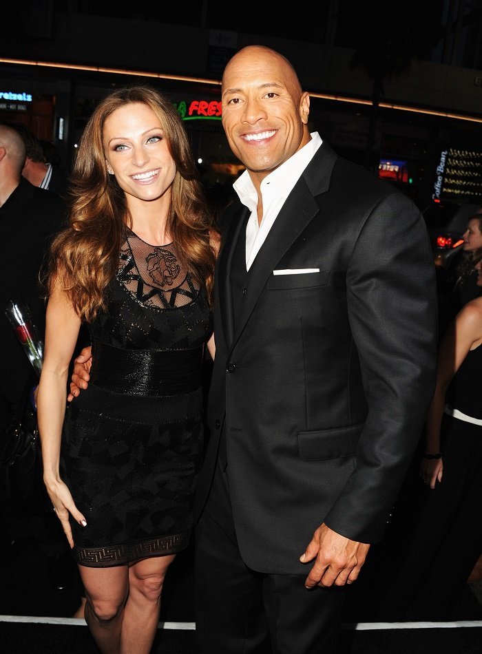 Dwayne "The Rock" Johnson and Lauren Hashian at TCL Chinese Theatre on March 28, 2013 in Hollywood, California | Source: Getty Images