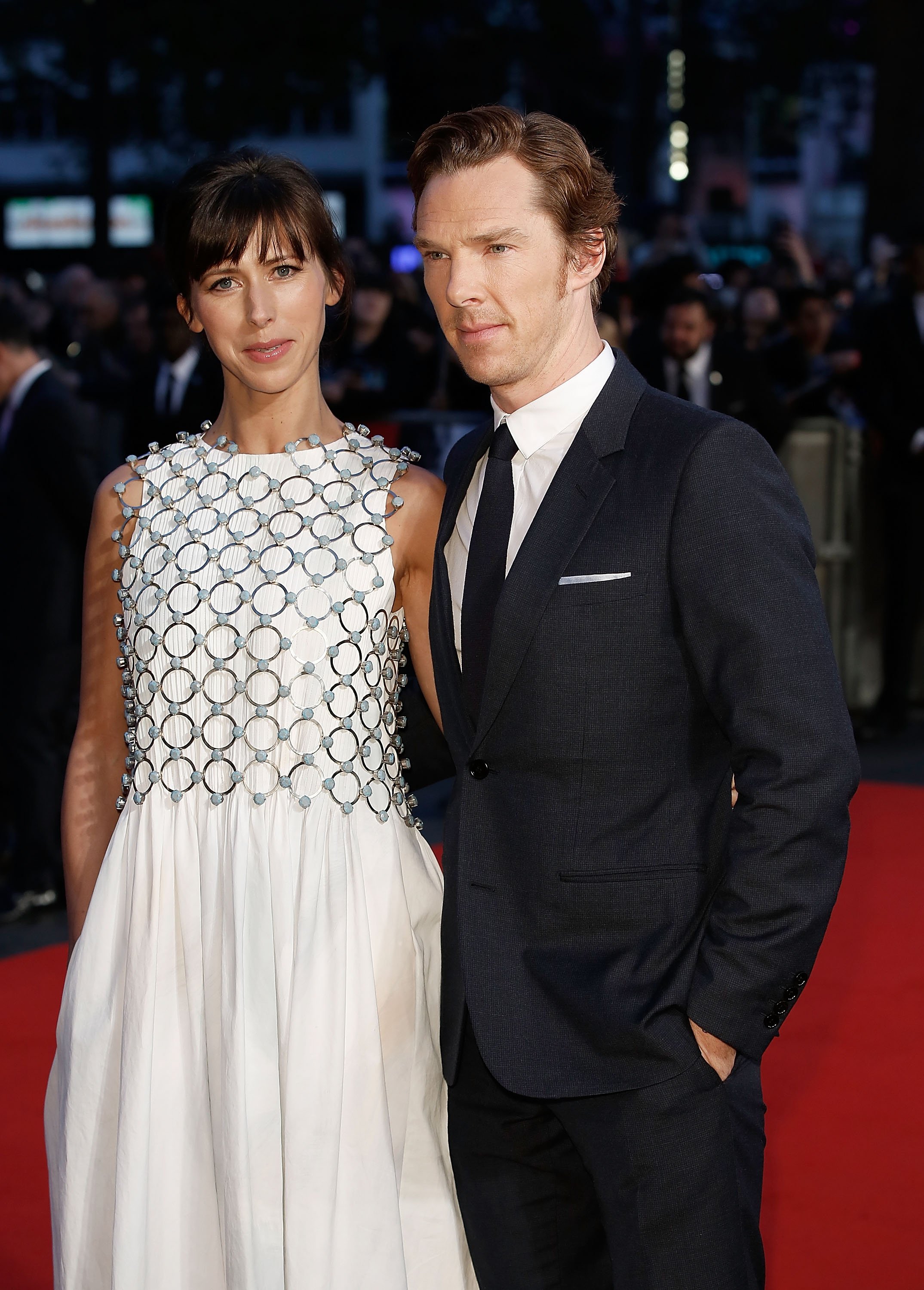 Benedict Cumberbatch and Sophie Hunter attend the "Black Mass" Virgin Atlantic Gala screening during the BFI London Film Festival, at Odeon Leicester Square on October 11, 2015 in London, England. | Photo: Getty Images
