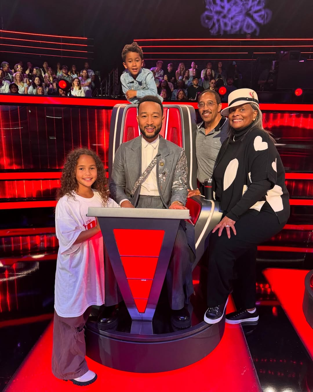 John Legend and his family from a post dated May 20, 2025. | Source: Instagram/johnlegend