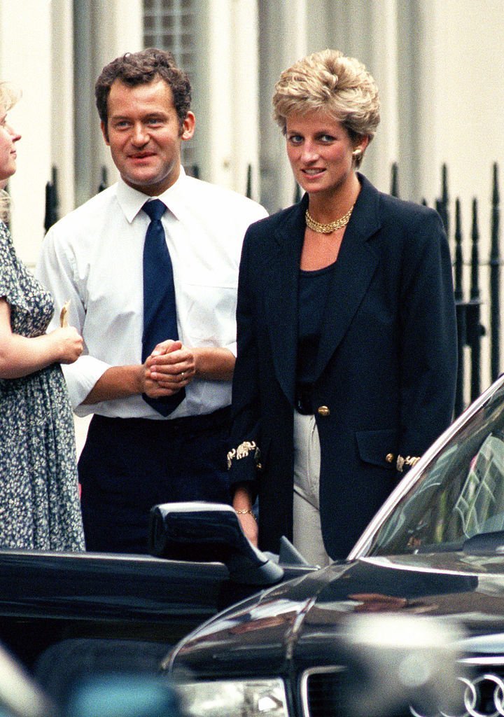 Diana, The Princess Of Wales, In London With Her Butler, Paul Burrell, In 1994 | Photo: GettyImages