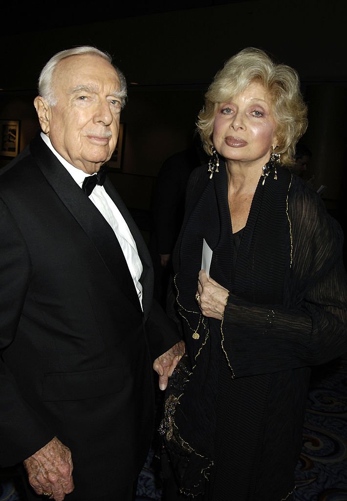 Walter Cronkite and Joanna Simon during Robert Iger Honored by The National Academy at The New York Marriott Marquis Hotel in New York City, New York, United States. | Source: Getty Images