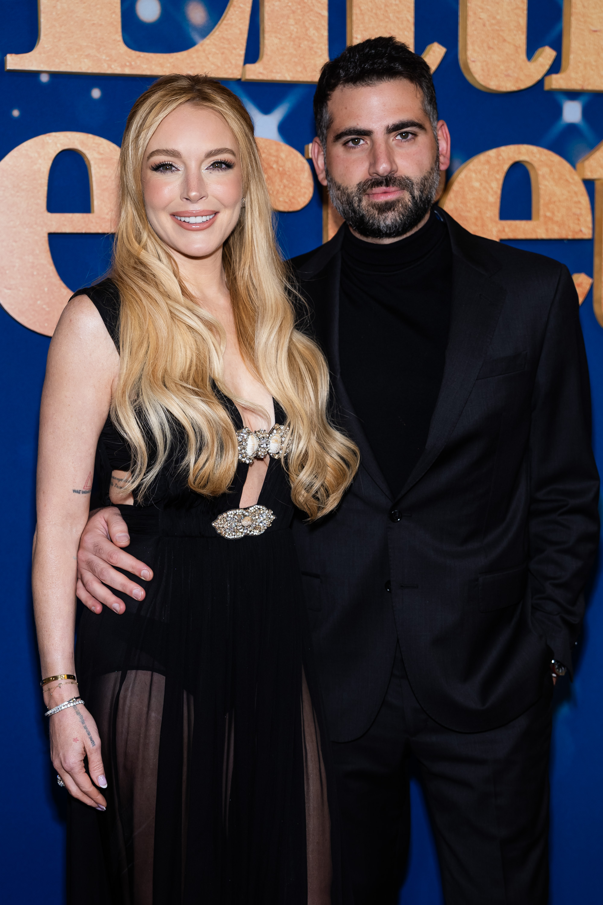 Lindsay Lohan and Bader Shammas attend the screening of Netflix's "Our Little Secret" on November 18, 2024 | Source: Getty Images