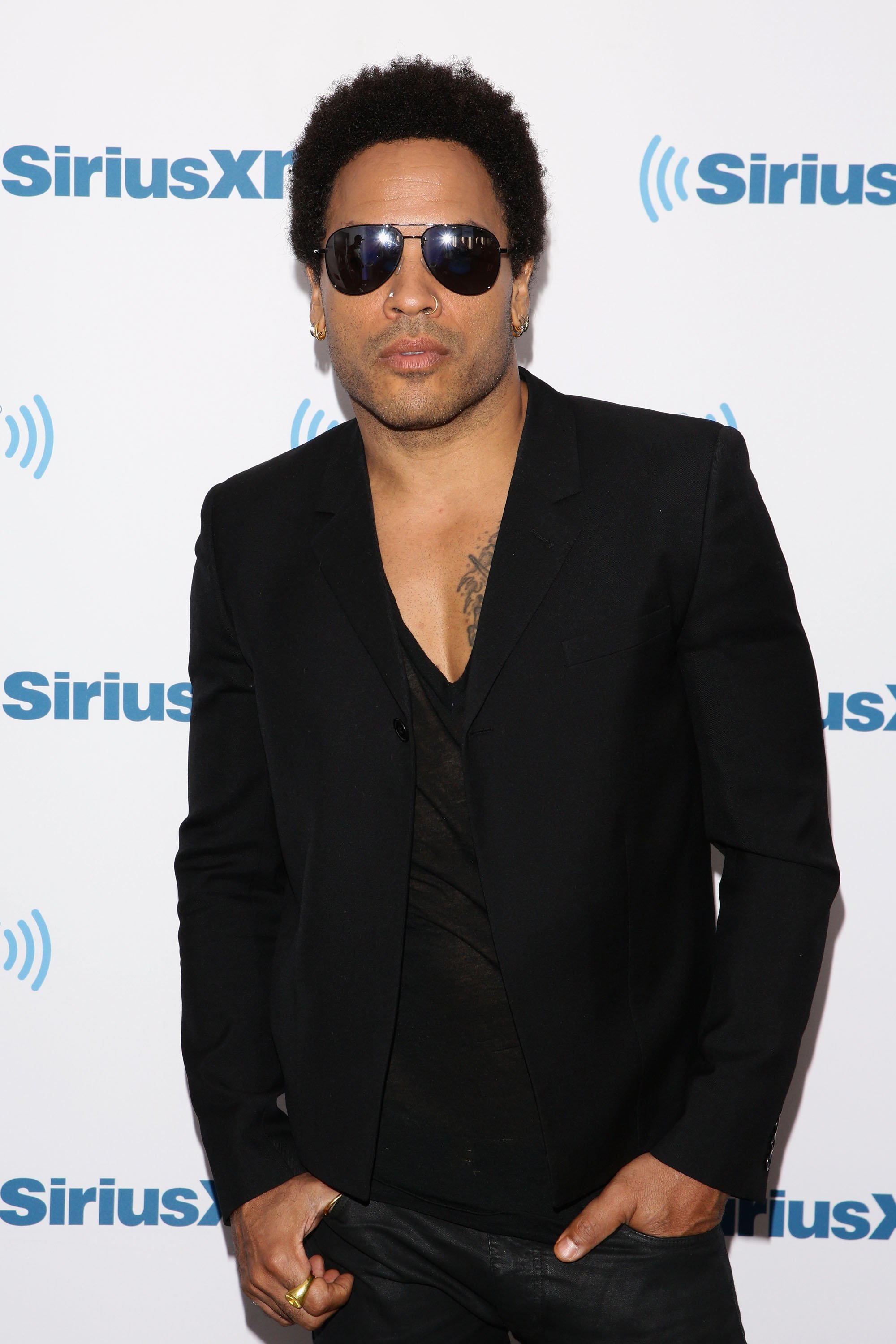 Lenny Kravitz during his 2014 visit in the SiriusXM Studios in New York City. | Photo: Getty Images