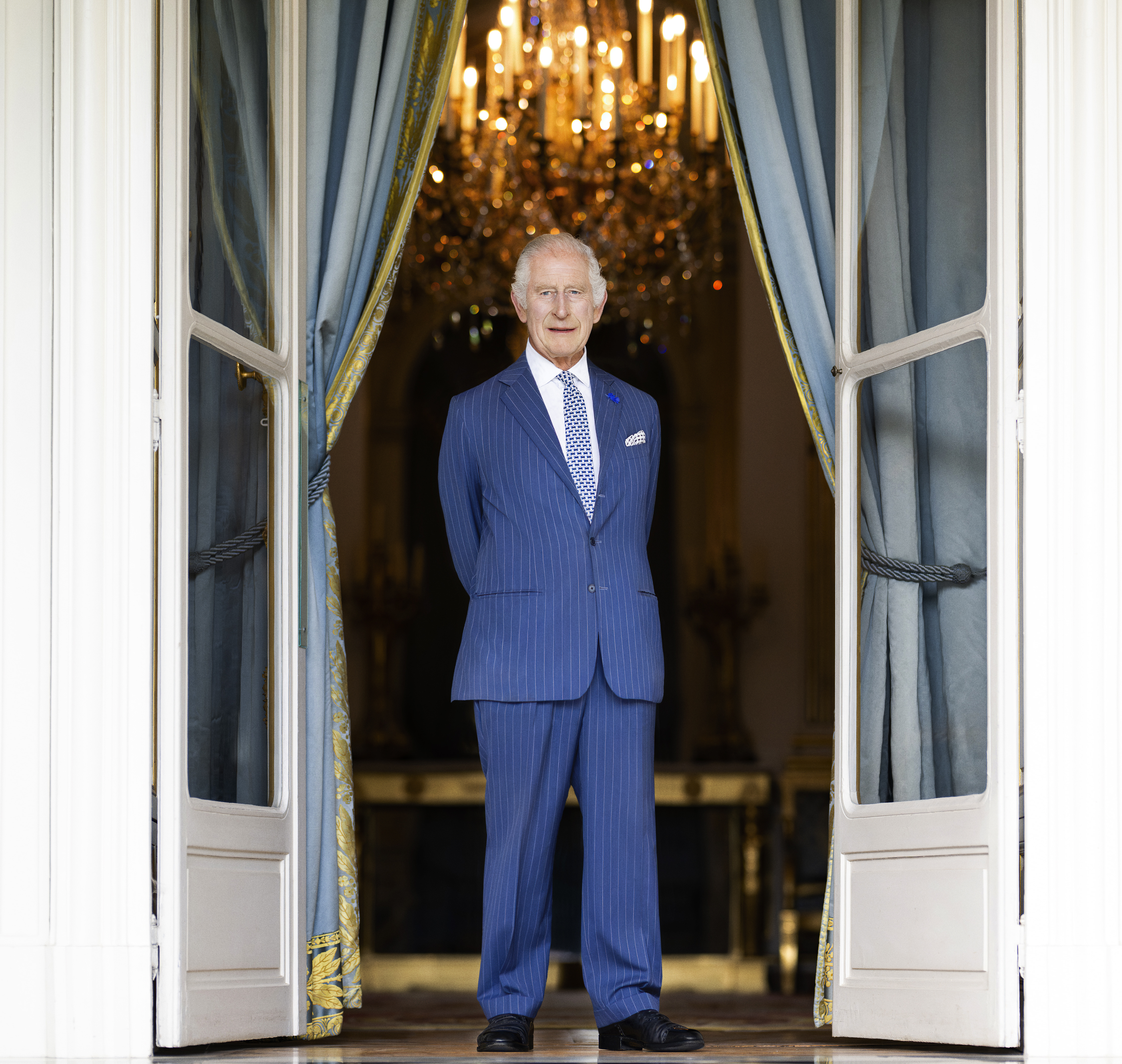 King Charles III during the state tour of France at the British Ambassador’s residence on September 20, 2023 in Paris, France | Source: Getty Images