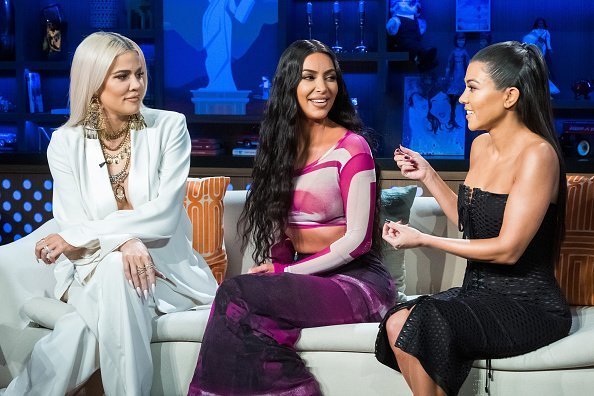 Khloe Kardashian, Kim Kardashian and Kourtney Kardashian on "Live with Andy Cohen" | Photo: Getty Images