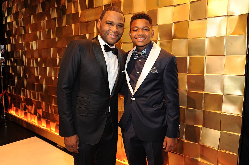 Actor Anthony Anderson (L) and Nathan Anderson attend the 67th Annual Primetime Emmy Awards at Microsoft Theater on September 20, 2015 in Los Angeles, California | Source: Getty Images