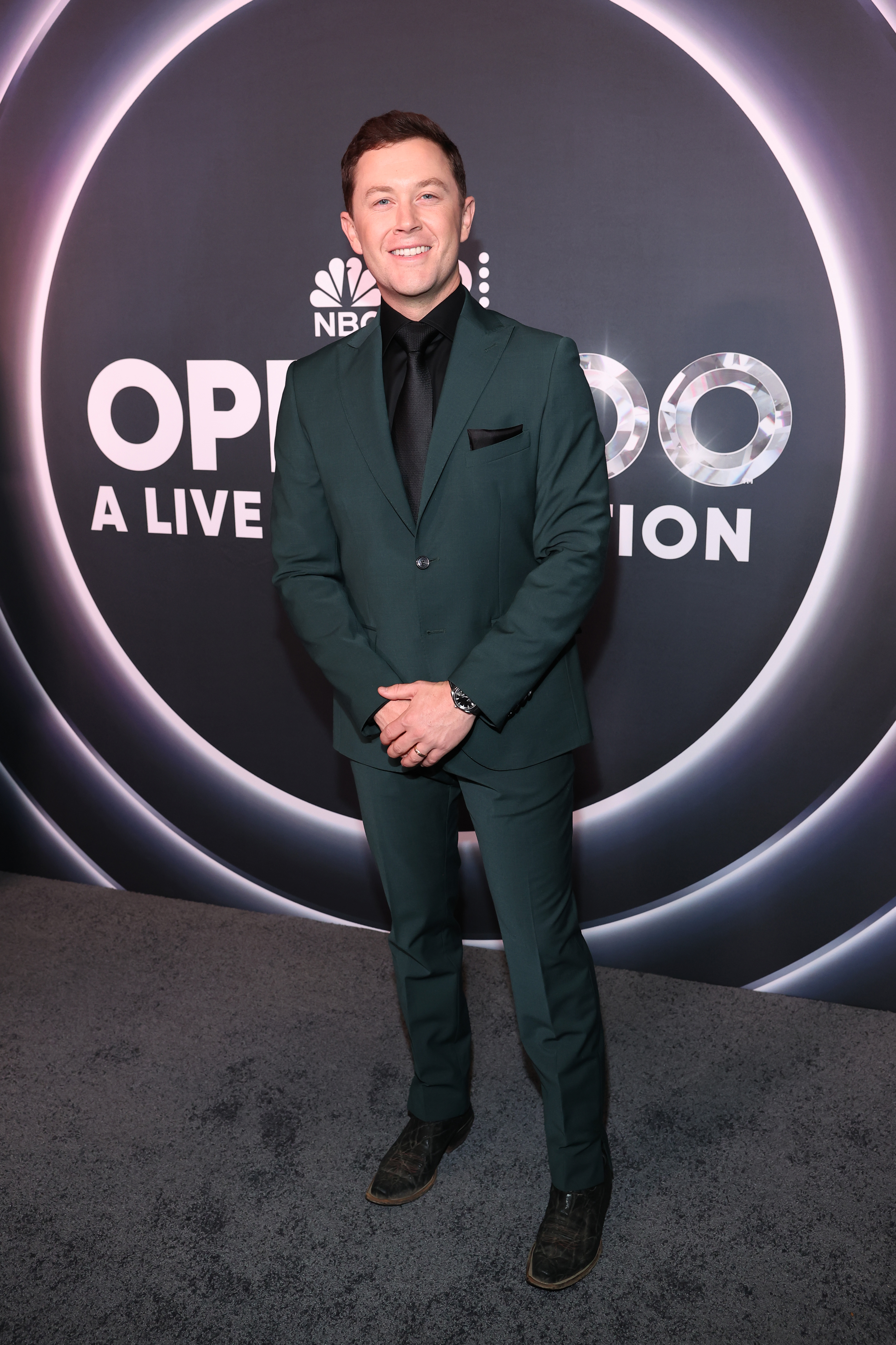 Scotty McCreery attends NBC's "Opry 100: A Live Celebration" at The Grand Ole Opry on March 19, 2025 | Source: Getty Images