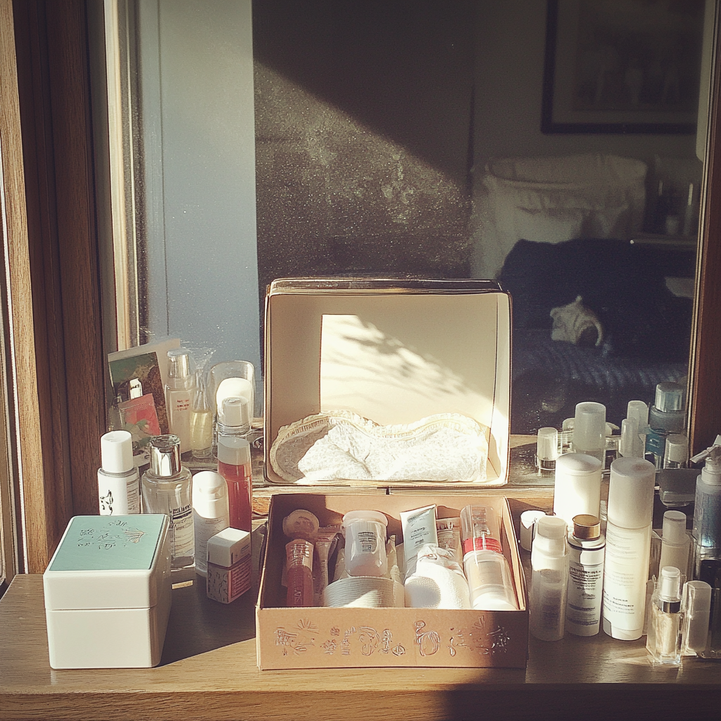 A woman's vanity table | Source: Midjourney