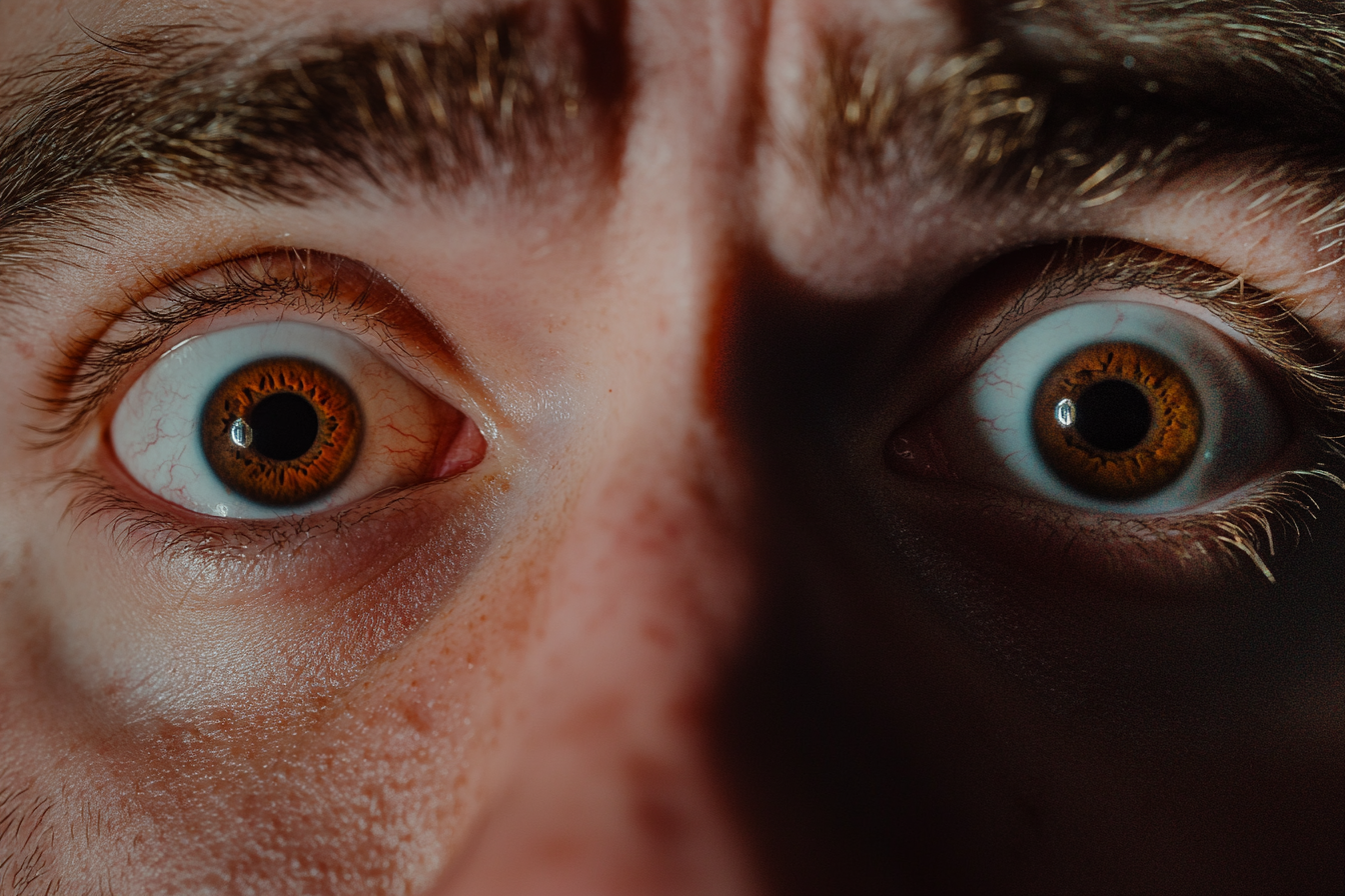 A shocked man's eyes | Source: AmoMama