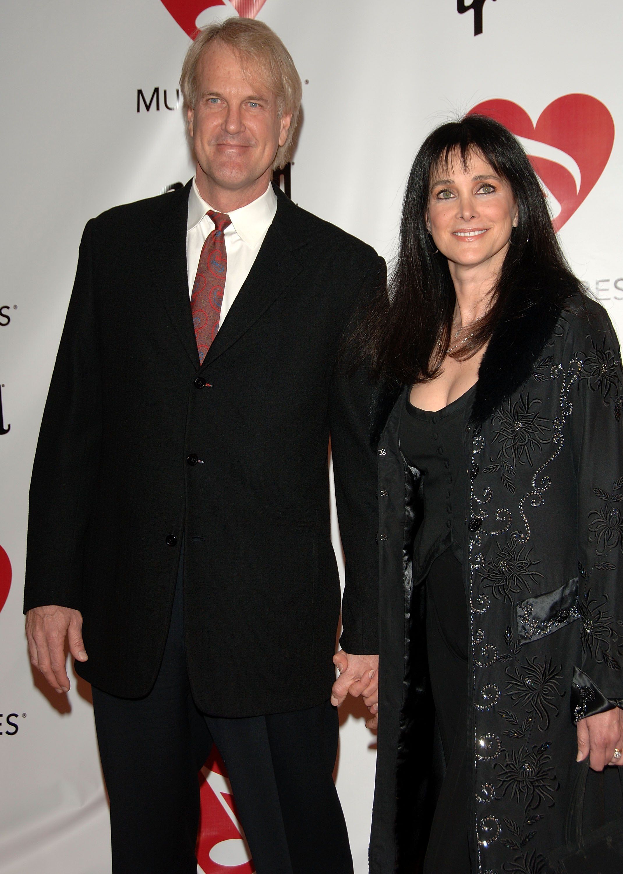 John Tesh and Connie Sellecca during 2006 MusiCares Person of the Year Tribute to James Taylor | Source: Getty Images