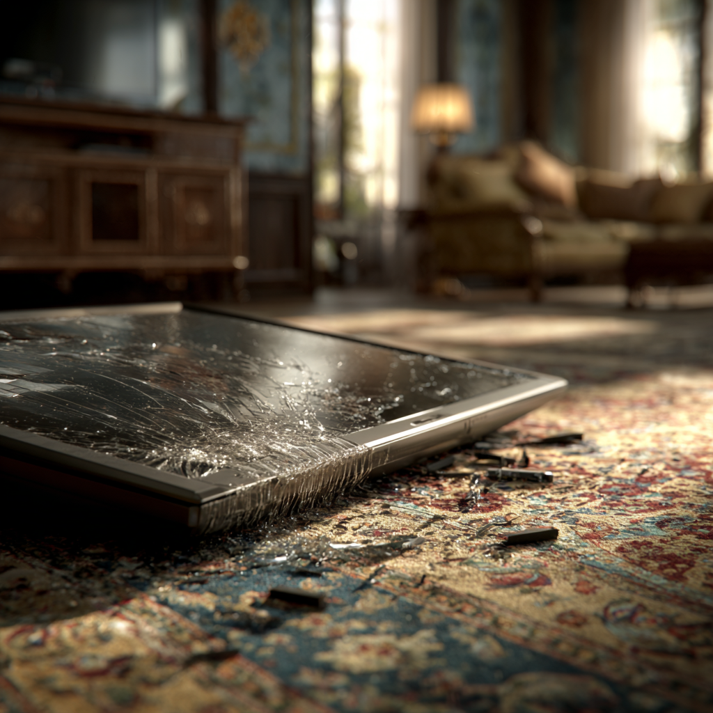 A damaged TV | Source: Midjourney