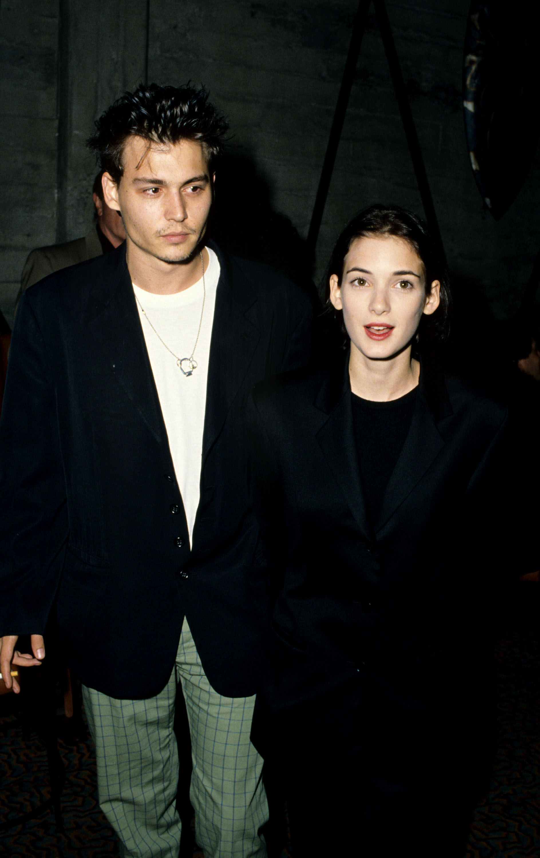 Johnny Depp and Winona Ryder in Los Angeles, CA, United States. | Source: Getty Images