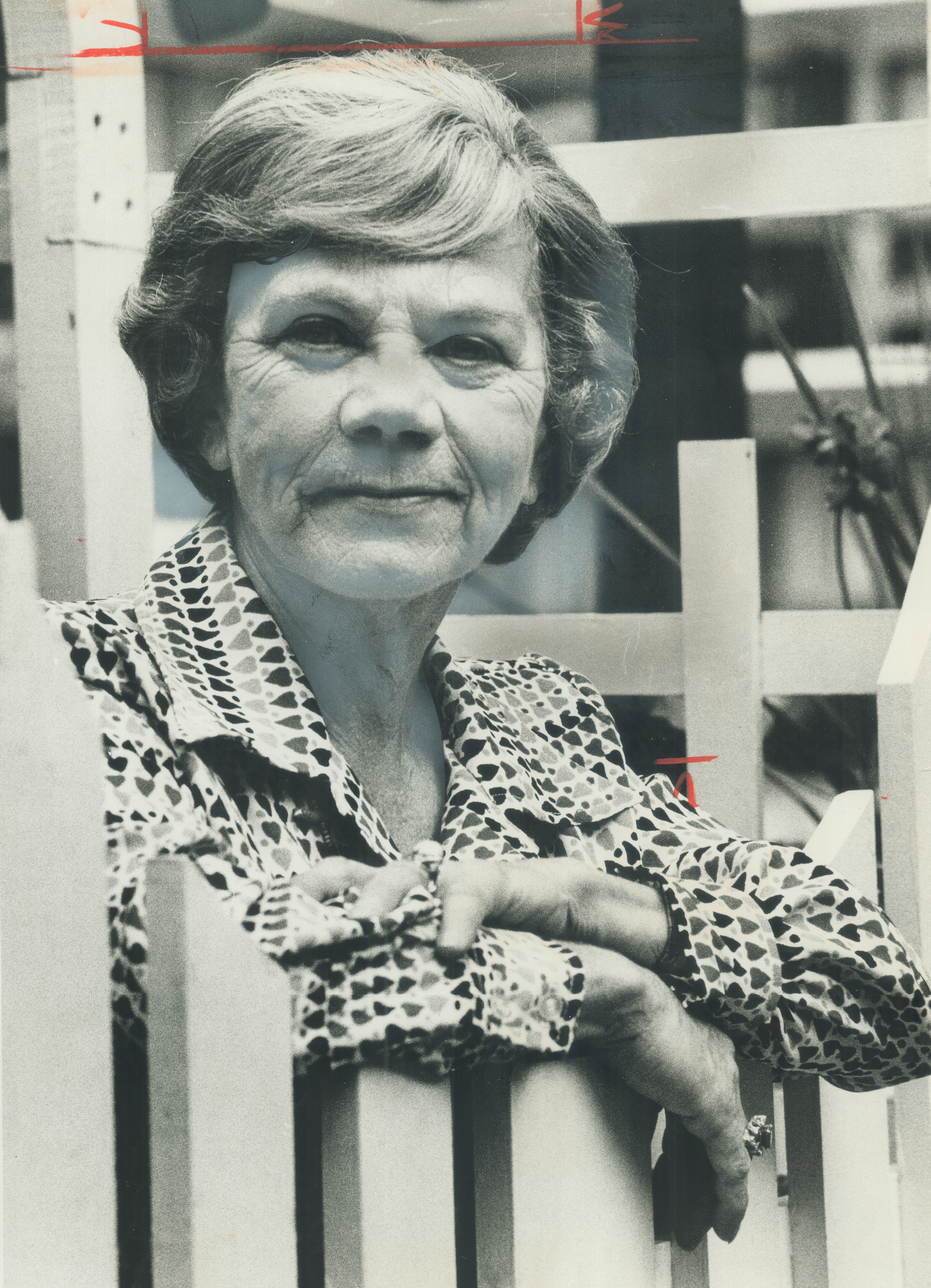 Ellen Corby is pictured during her vacation in Toronto, Canada, on September 13, 1974. | Source: Getty Images