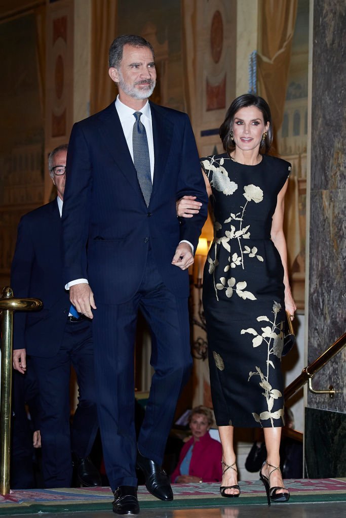 La Reina Letizia y el Rey Felipe VI de España asisten a los premios 'Francisco Cerecedo' 2019 en el Palace Hotel el 28 de noviembre de 2019 en Madrid.  | Foto: Getty Images.