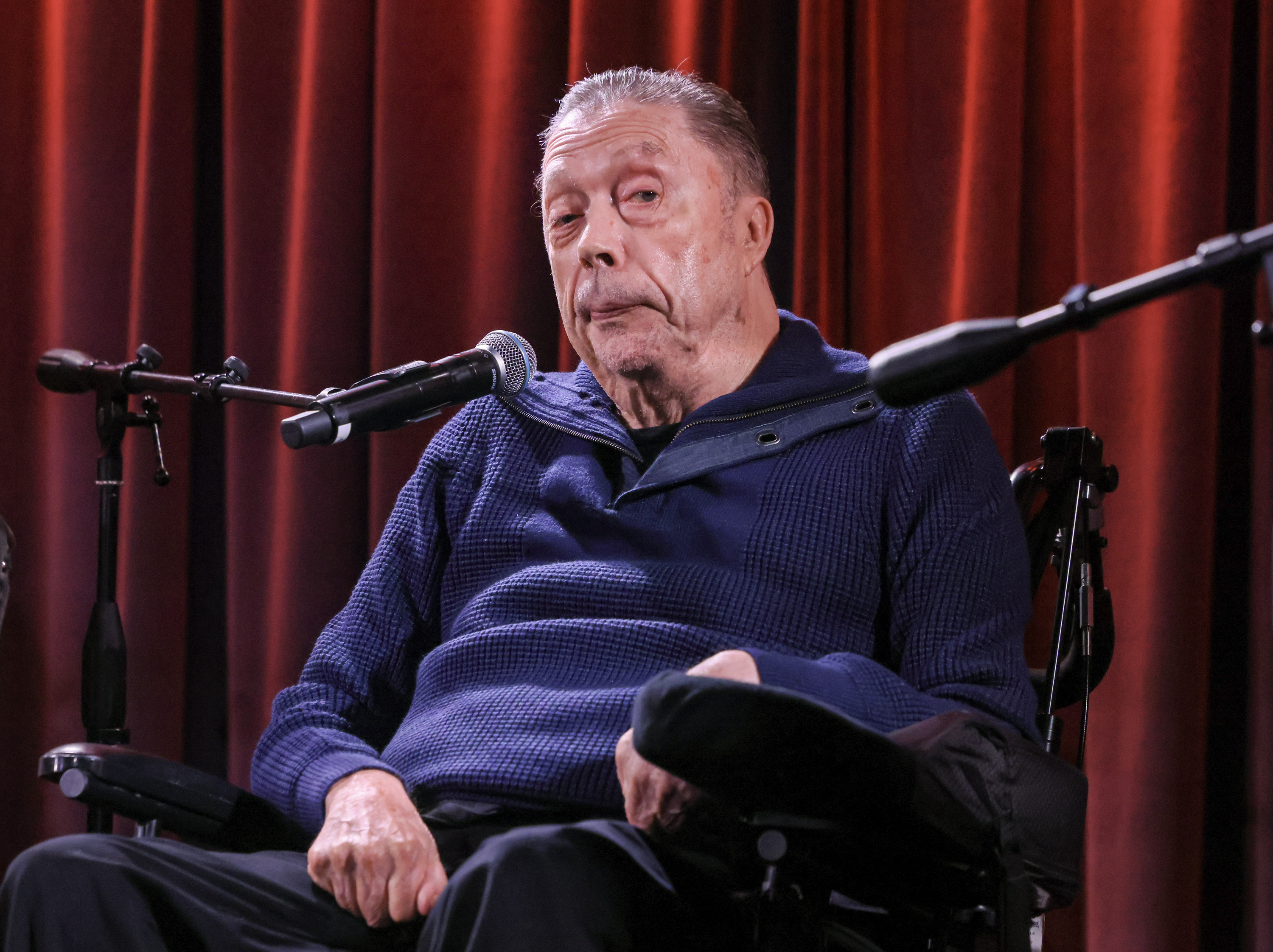 Tim Curry during The Grammy Museum celebration of the music for "The Rocky Horror Picture Show" on October 15, 2025, in California, United States. | Source: Getty Images