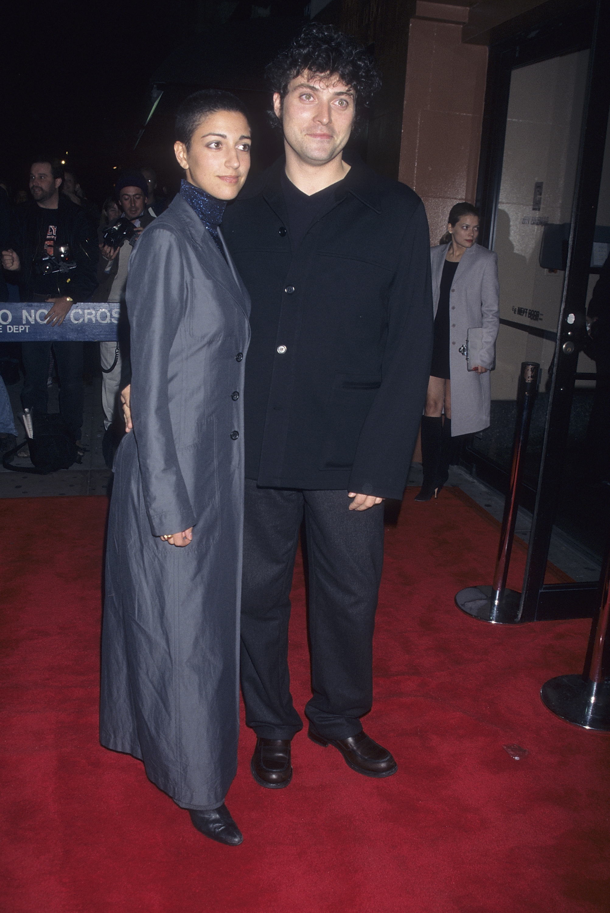 Yasmin Abdallah and Rufus Sewell attend "A Life Less Ordinary" New York City Premiere at the Village East Cinemas on October 3, 1997, in New York City. | Source: Getty Images