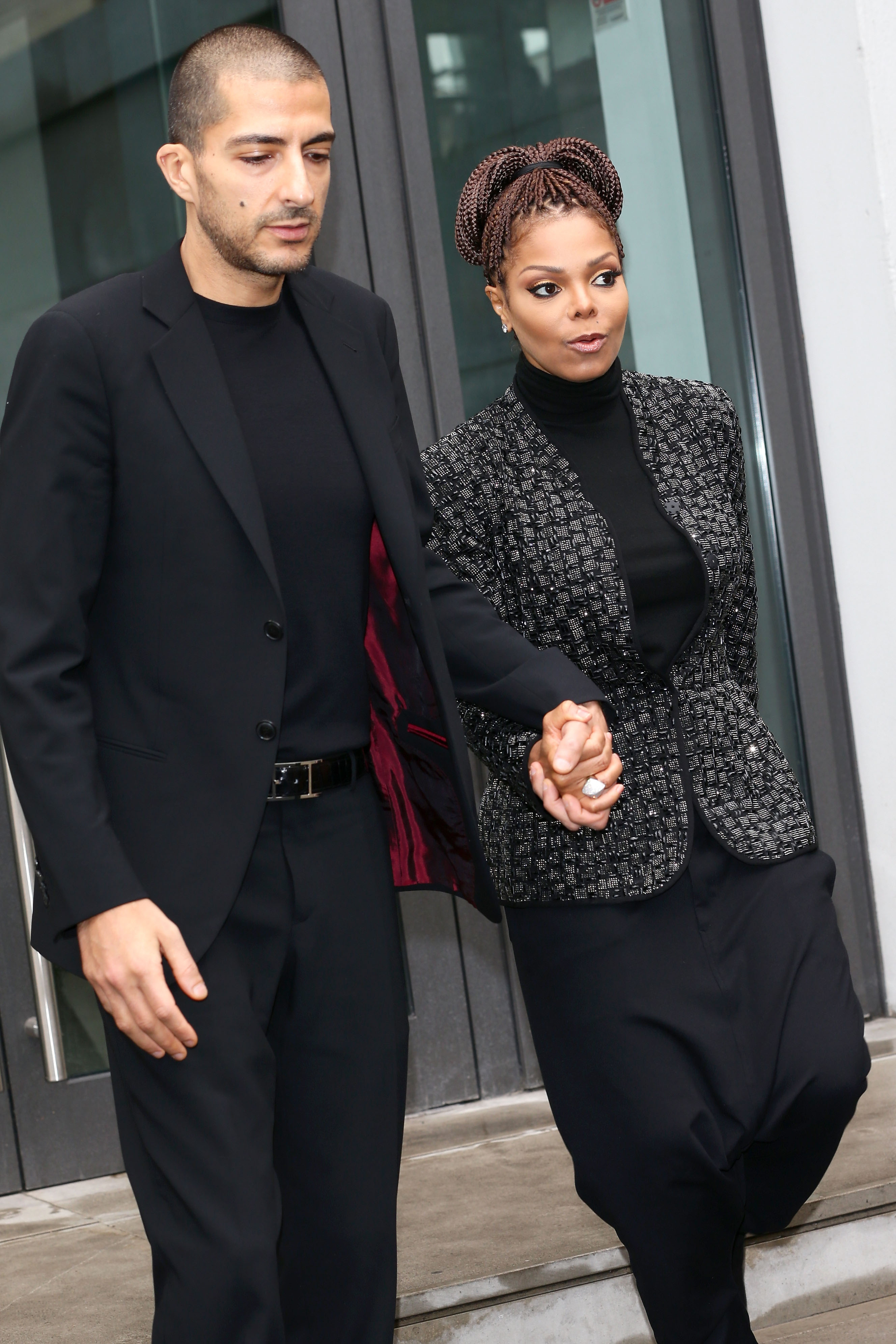 Wissam Al Mana and Janet Jackson attend the Giorgio Armani fashion show on February 25, 2014 in Milan, Italy. | Source: Getty Images