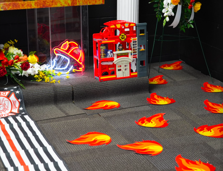 Another view of the personalized details at Elias Reliford's funeral. | Source: Facebook/Fam First