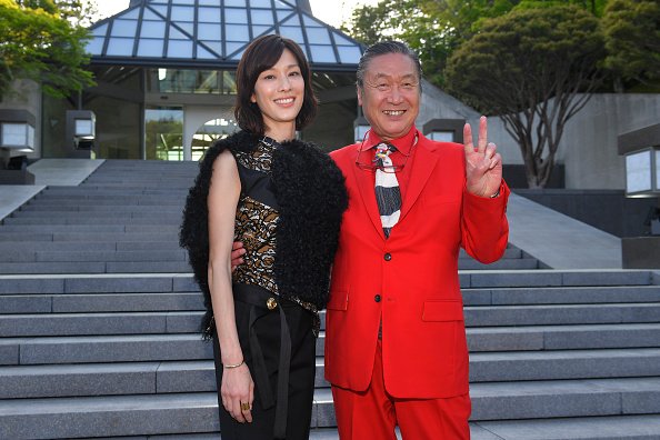 Mirai Yamamoto and Kansai Yamamoto at the Miho Museum on May 14, 2017 in Koka, Japan. | Photo: Getty Images