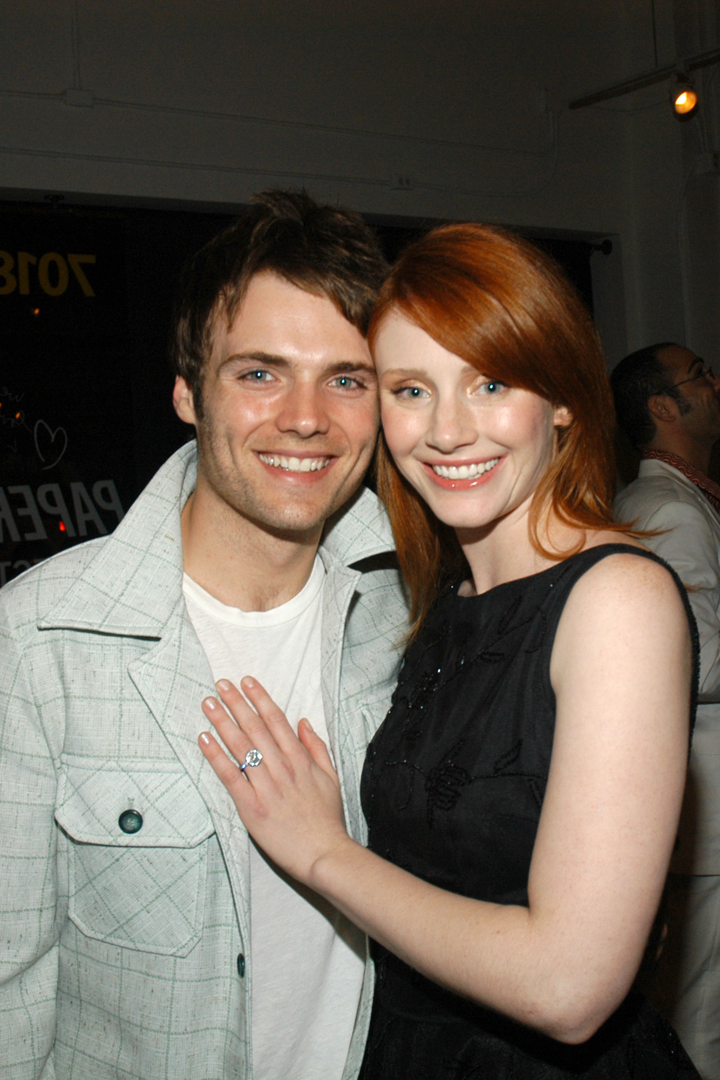 Seth Gabel and Bryce Dallas Howard attend Paper Magazine's Last Supper Party sponsored by FATBURGER at Acme on December 11, 2005 | Source: Getty Images