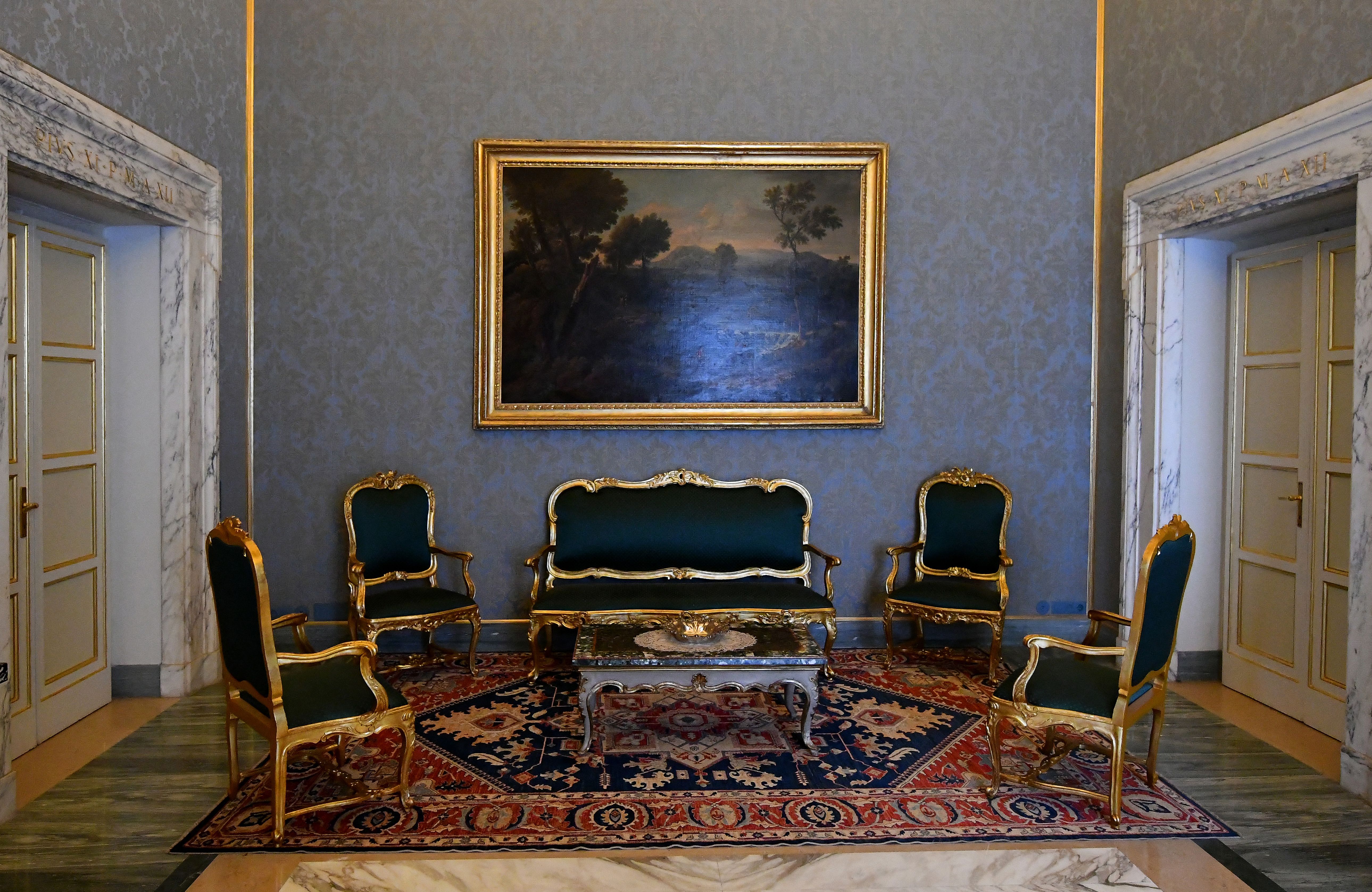 An interior a view of the Pontiff's private apartments pictured on October 21, 2016, in Castel Gandolfo, Italy. | Source: Getty Images