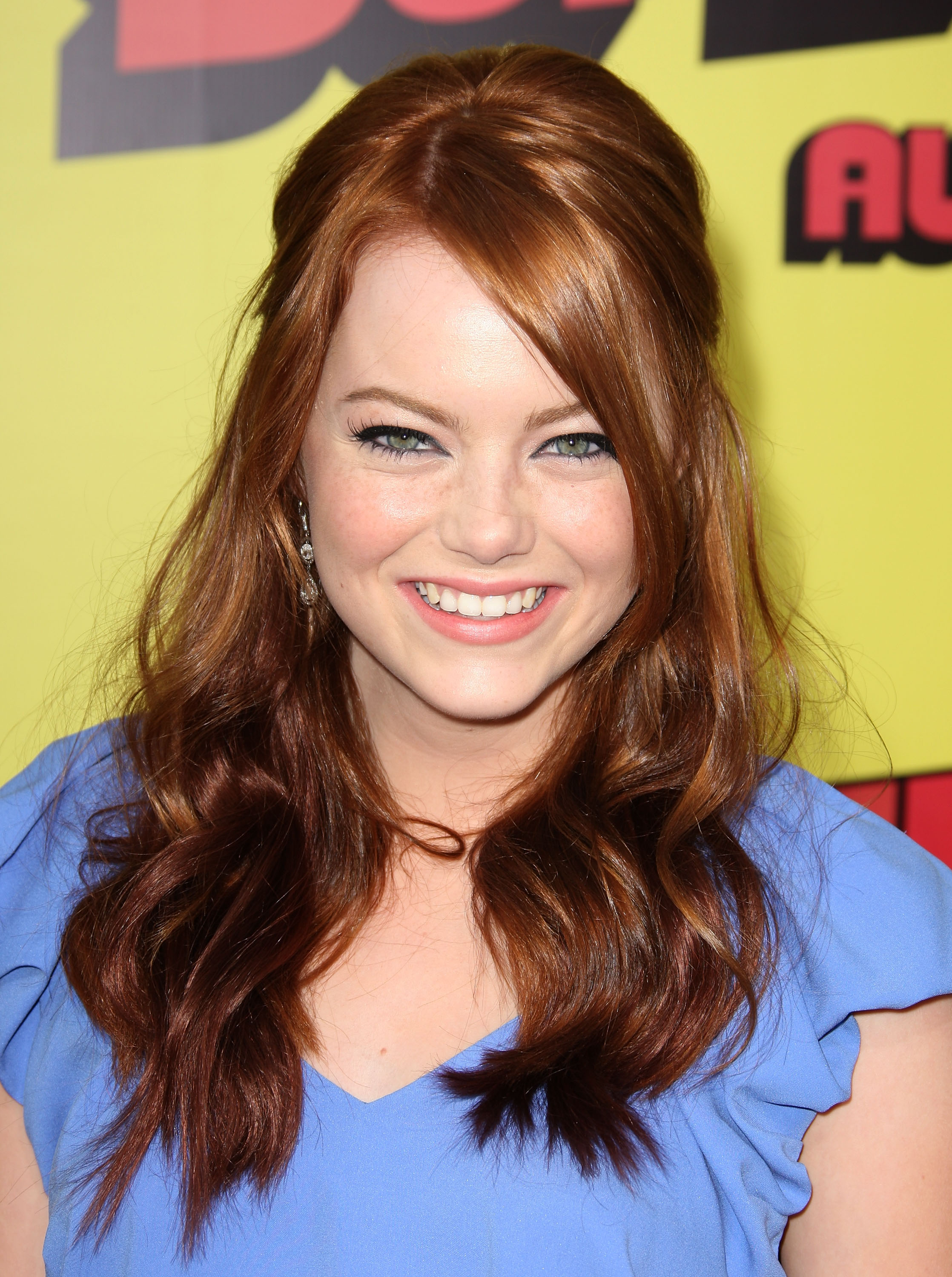 Emma Stone at the premiere of "Superbad" on August 13, 2007, in Hollywood, California. | Source: Getty Images