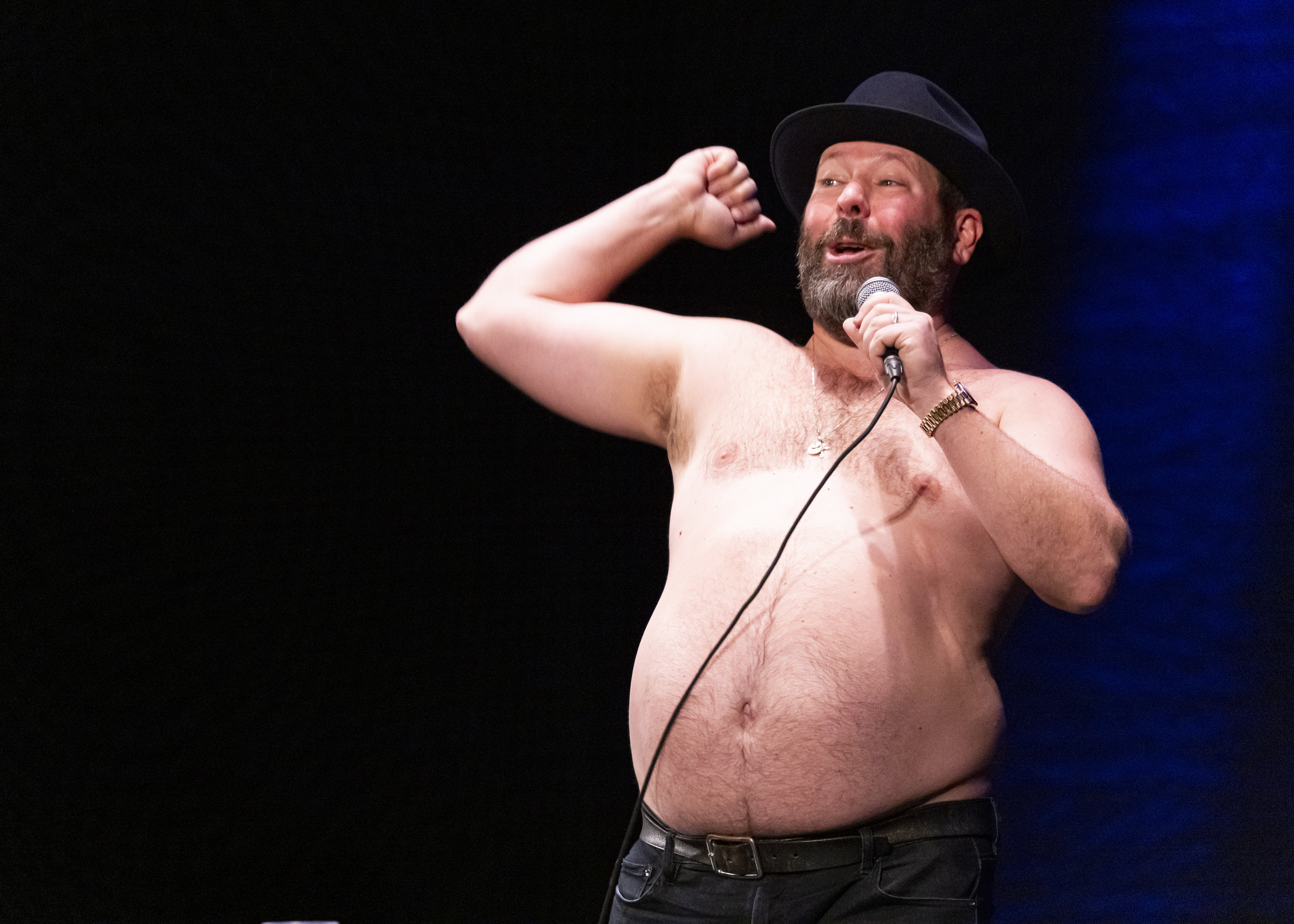 Bert 'The Machine' Kreischer performs at the Fox Theater, on November 13, 2021, in Detroit, Michigan. | Source: Getty Images