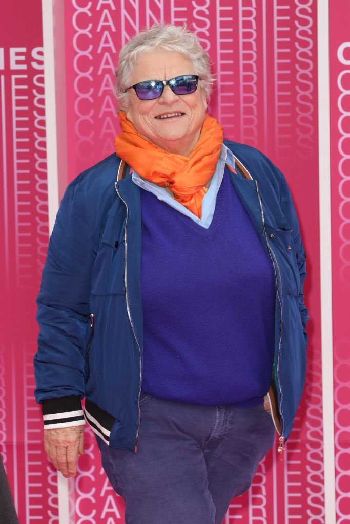 Josée Dayan au palais des festivals le 9 Avril 2018 à Cannes.  | Photo : Getty Images