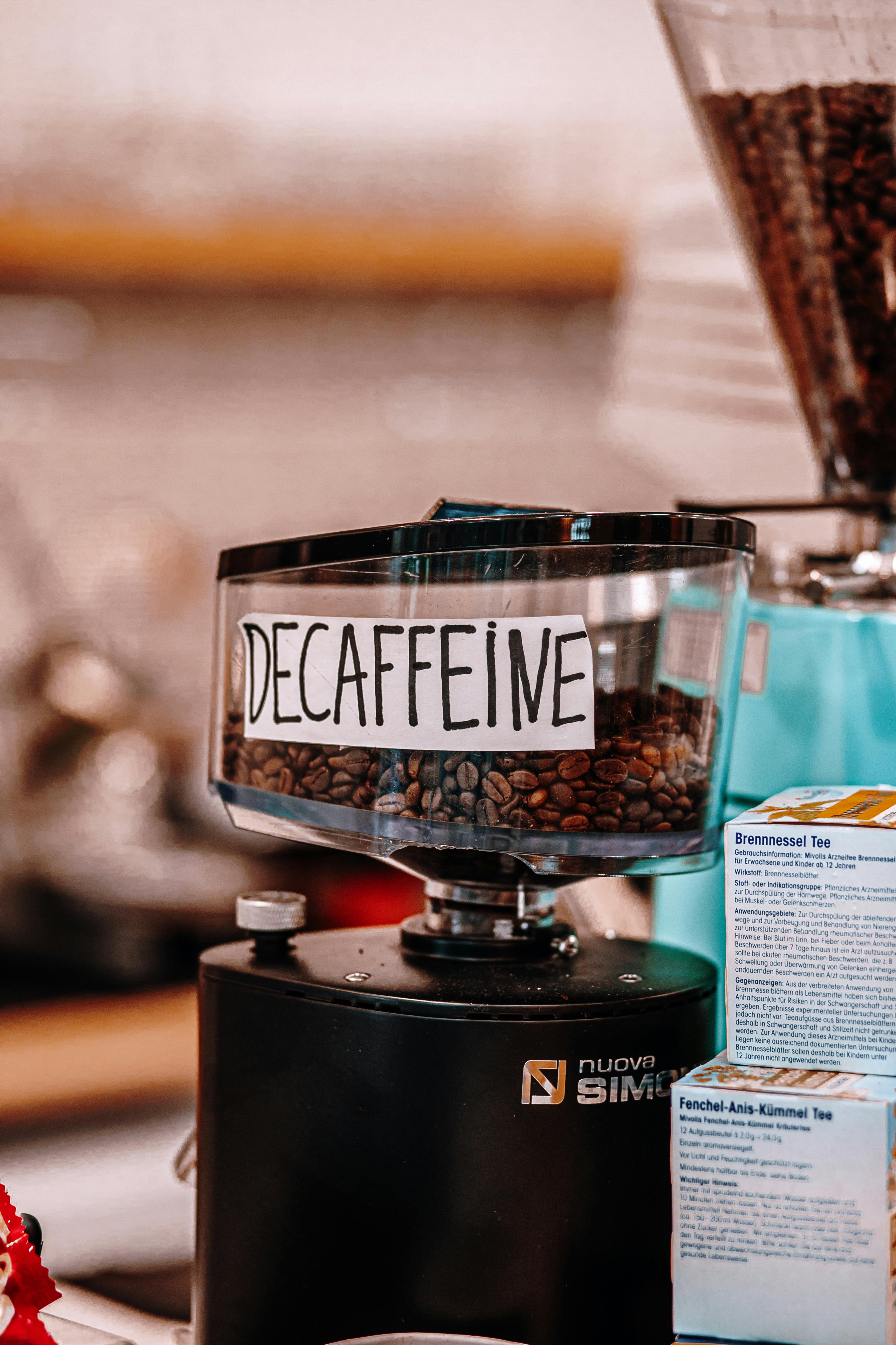 Decaf coffee beans | Source: Pexels