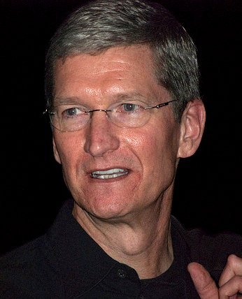CEO of Apple, Tim Cook/ Source: Wikimedia