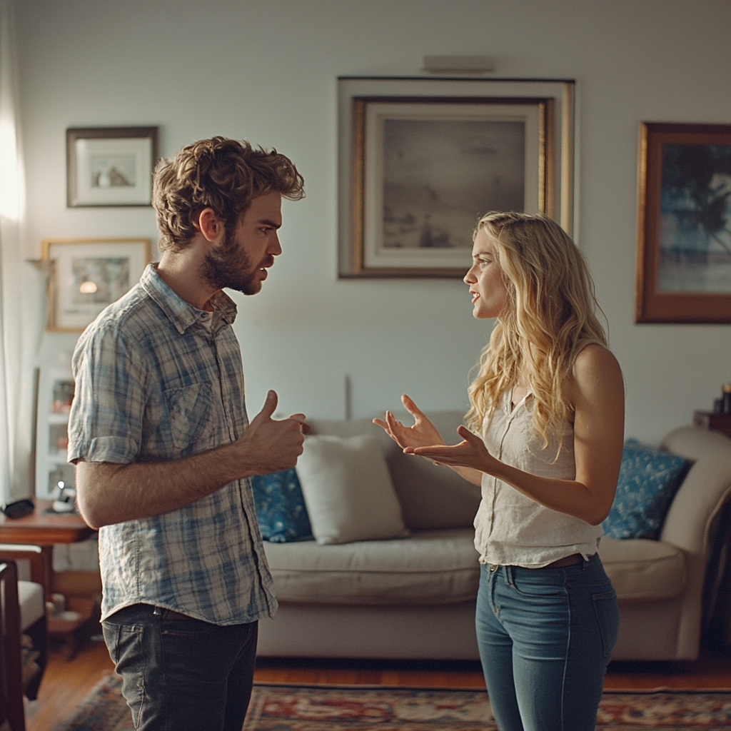 A couple arguing | Source: Midjourney